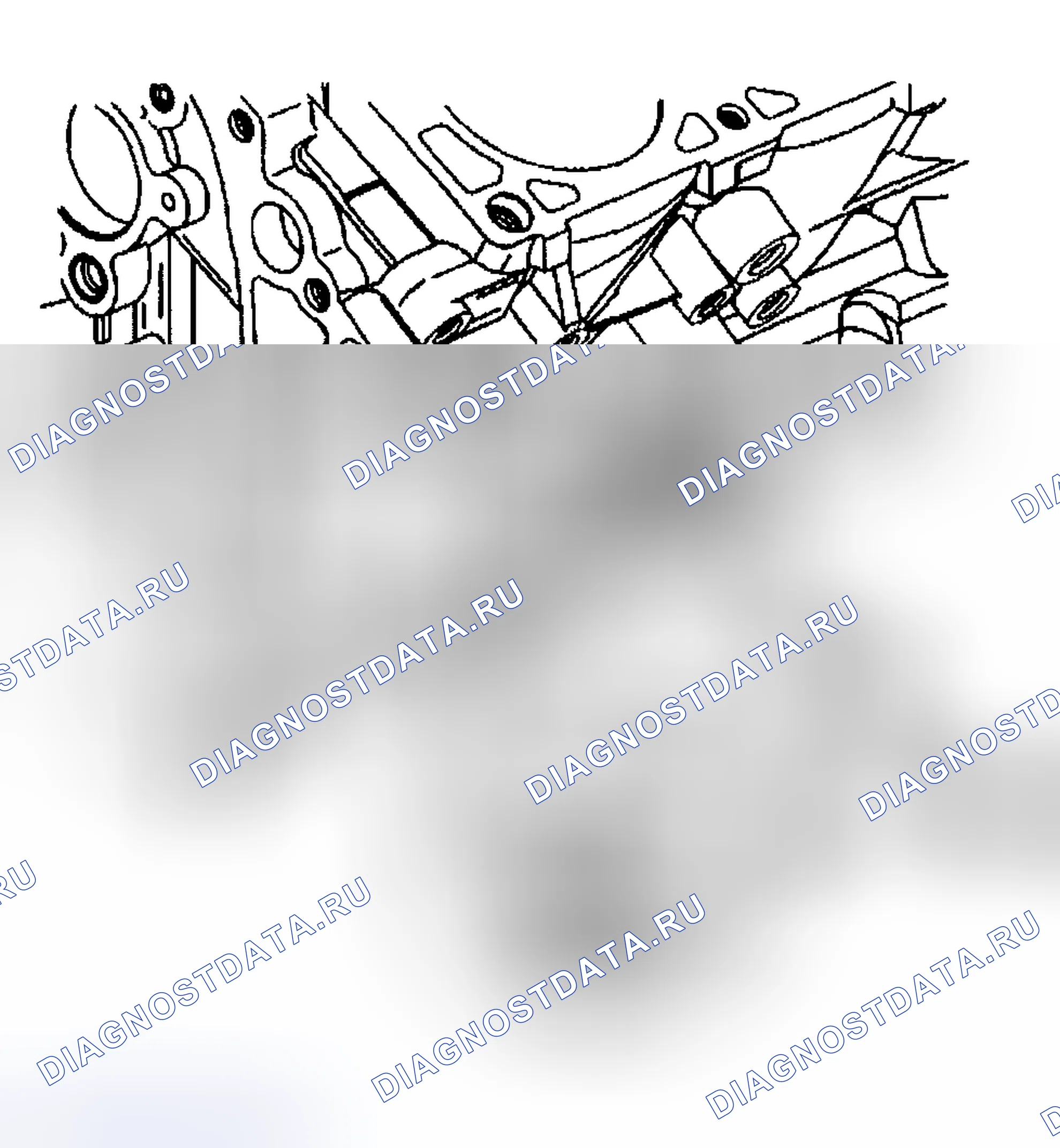 Рис. 497: Установка адаптера масляного фильтра. Hyundai Venue I