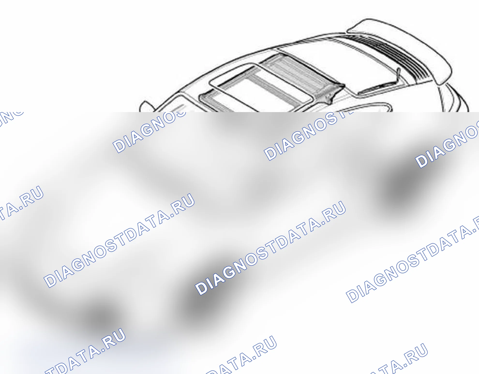 Рис. 19: Снятие и установка рамы для раздвижной крыши. Porsche 911 Carrera 4 996 рестайлинг
