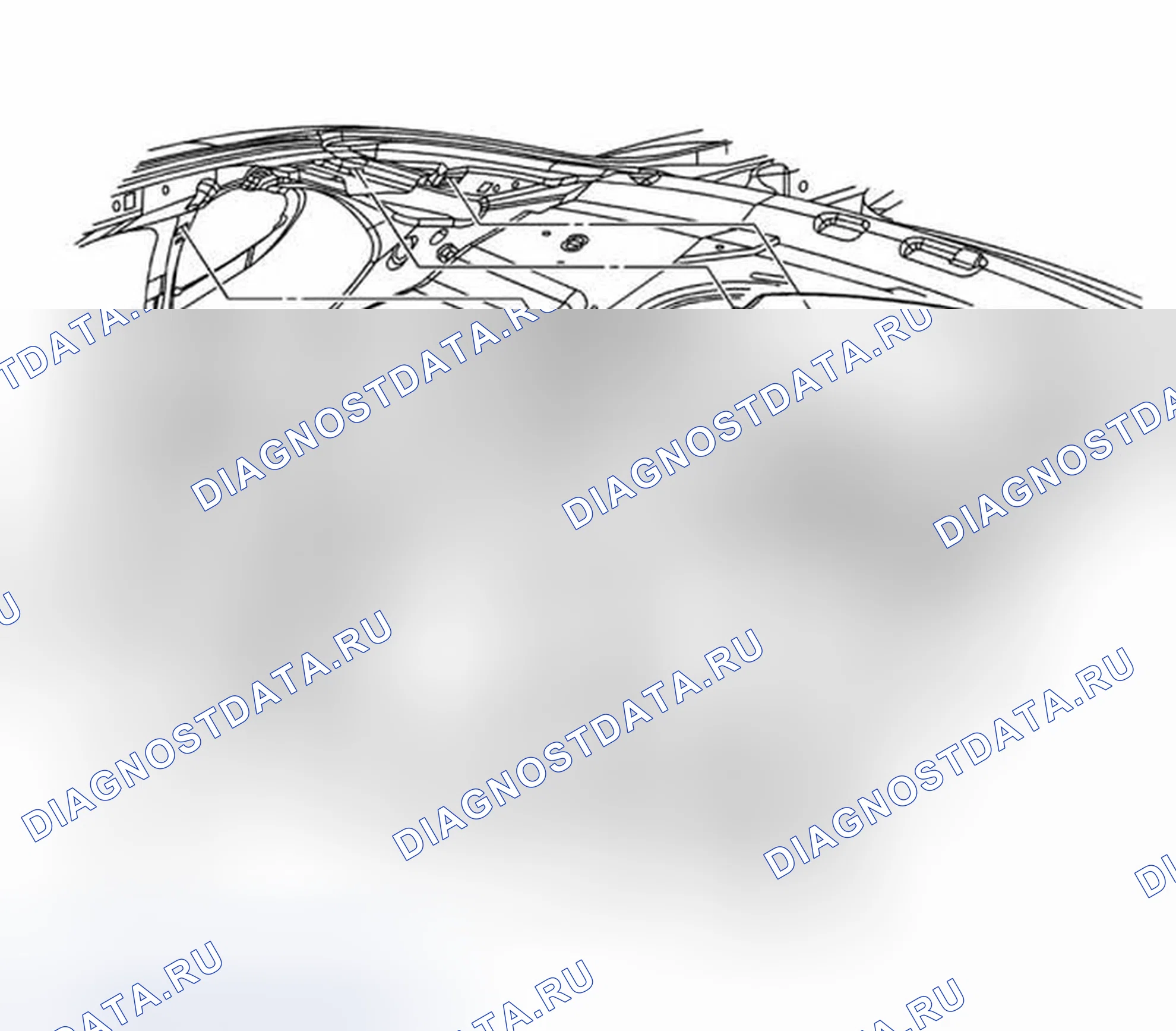 Рис. 14: Замена верхней панели отделки четверти. Chevrolet Impala IX