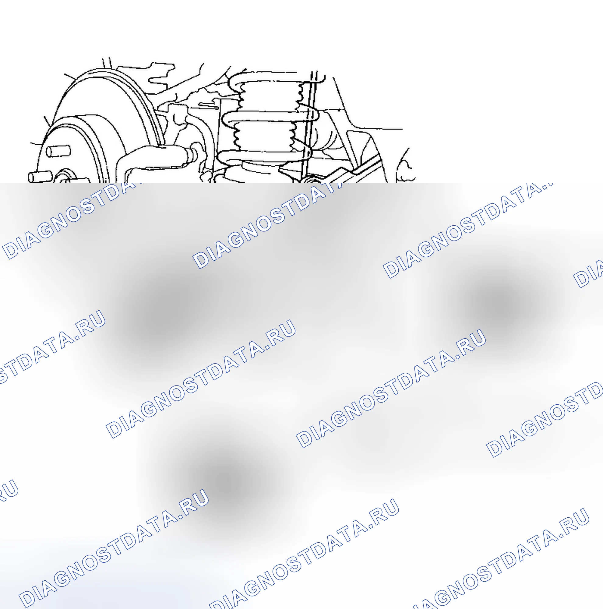 Рис. 64: Снятие / установка нижнего рычага B. Honda Ridgeline I