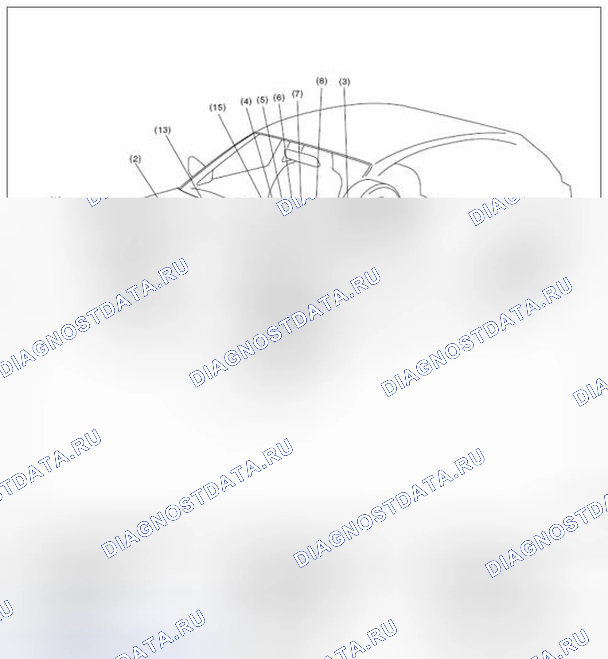 Рис. 44: РАСПОЛОЖЕНИЕ. Subaru Impreza GK