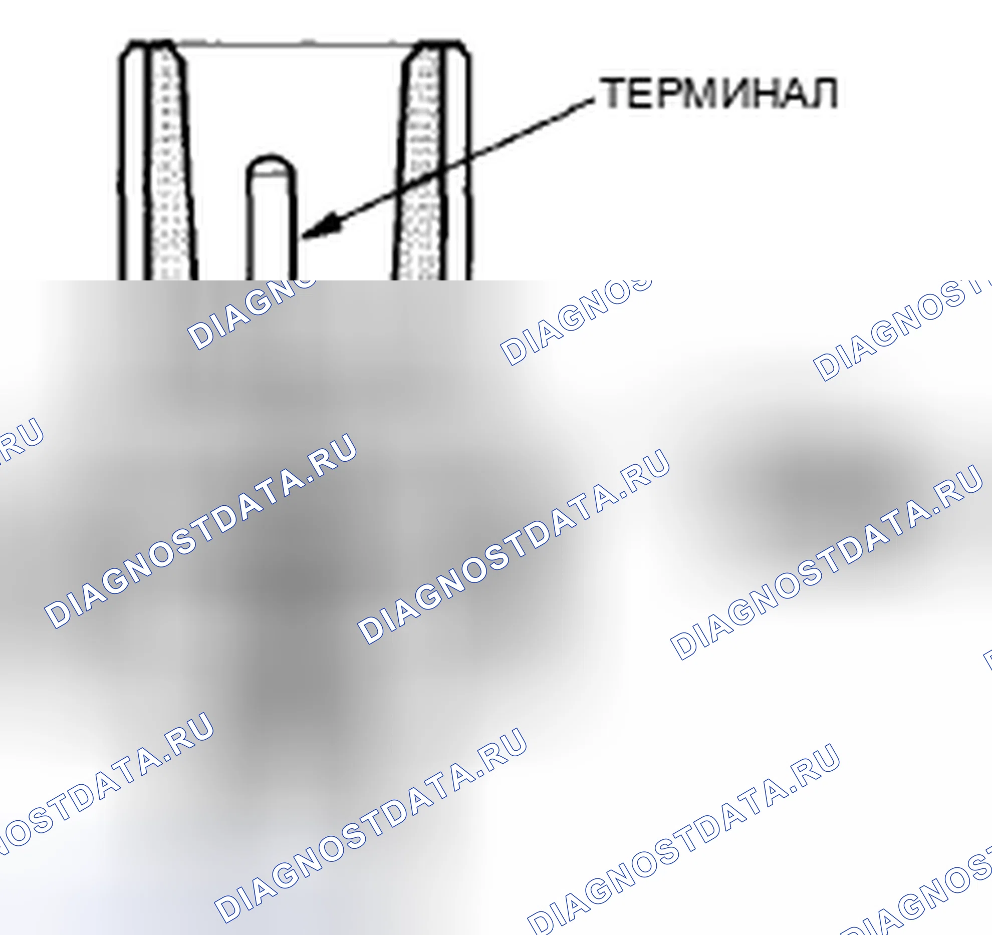 Рис. 109: Идентификация датчика детонации. Acura CSX I