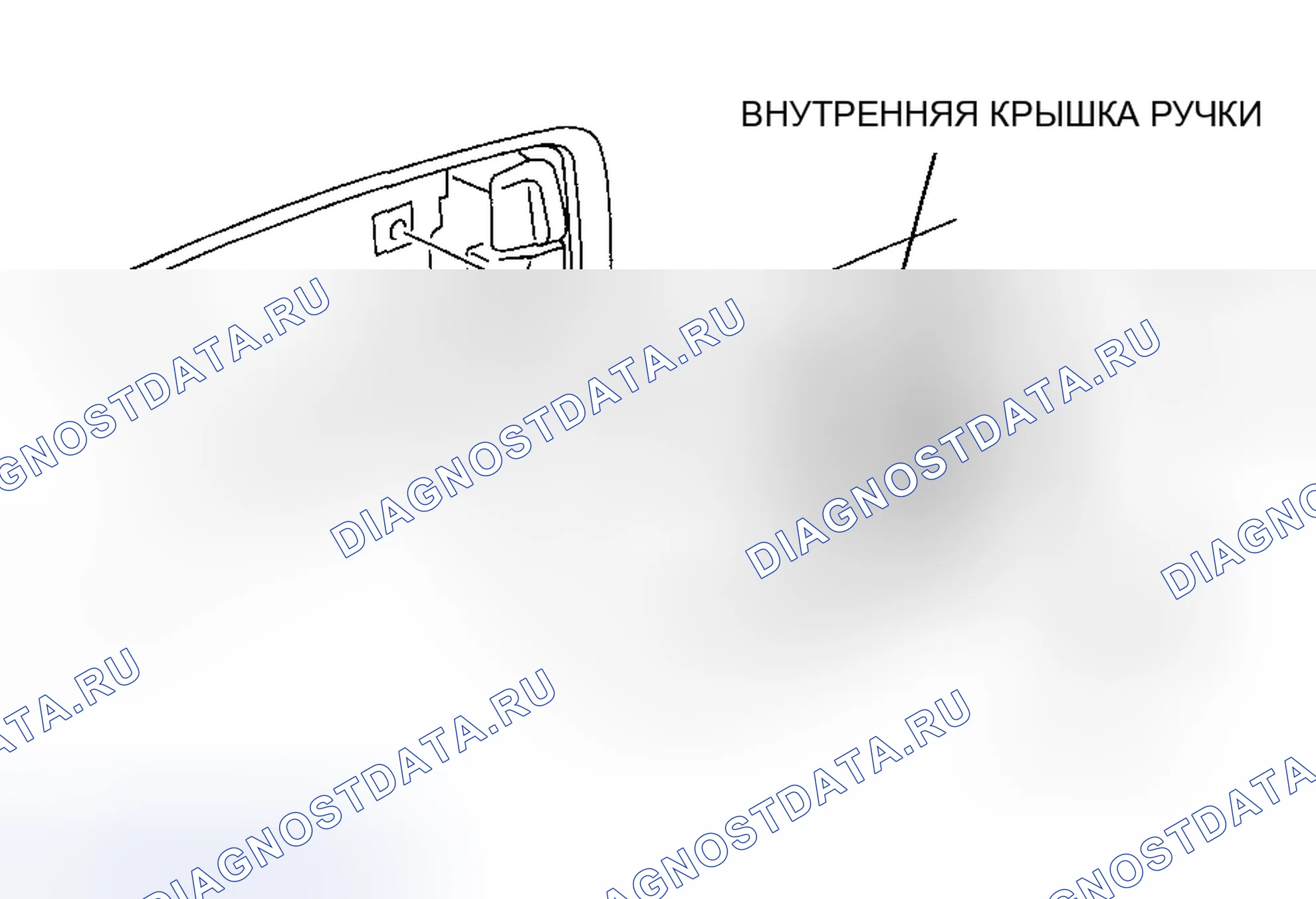 Рис. 50: ДЕМОНТАЖ / МОНТАЖ облицовки ЗАДНЕЙ ДВЕРИ. Mazda 6 GG