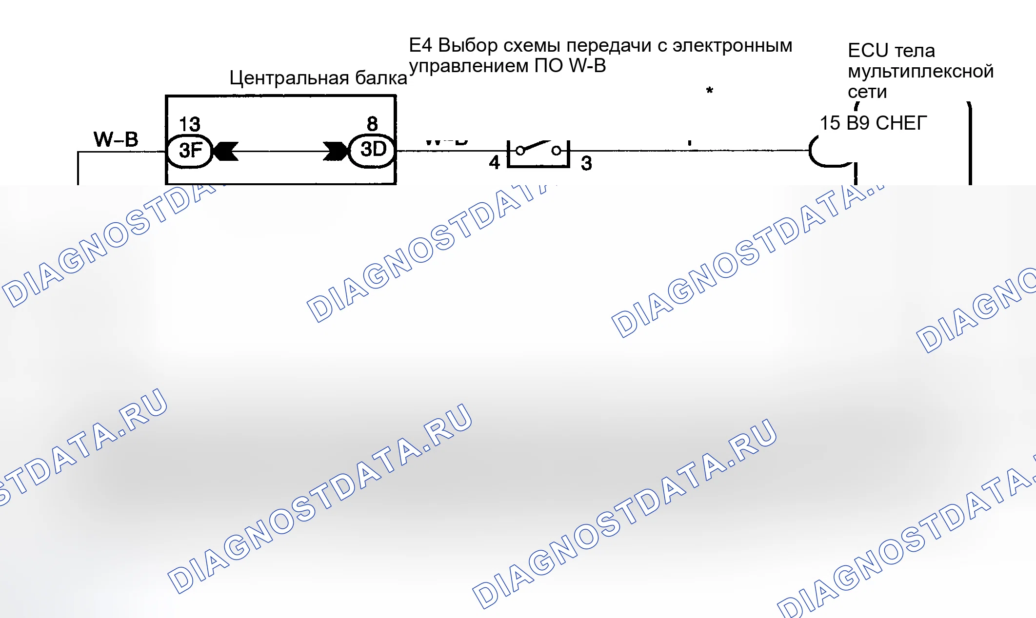 Рис. 380: электросхема. Toyota Highlander I рестайлинг