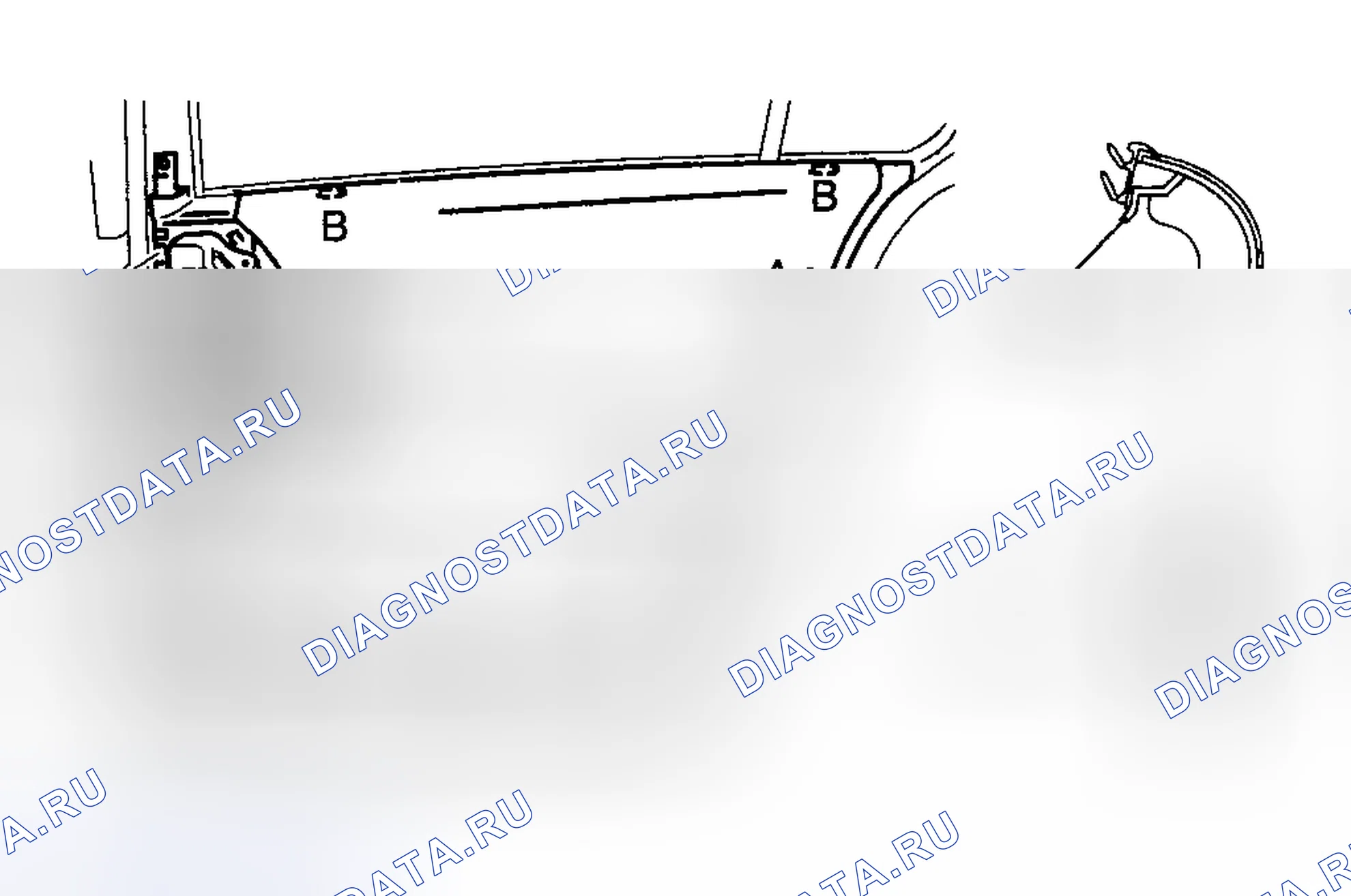 Рис. 40: СНЯТИЕ / УСТАНОВКА ОТДЕЛКИ РАЗДВИЖНОЙ ДВЕРИ. Mazda 5 I