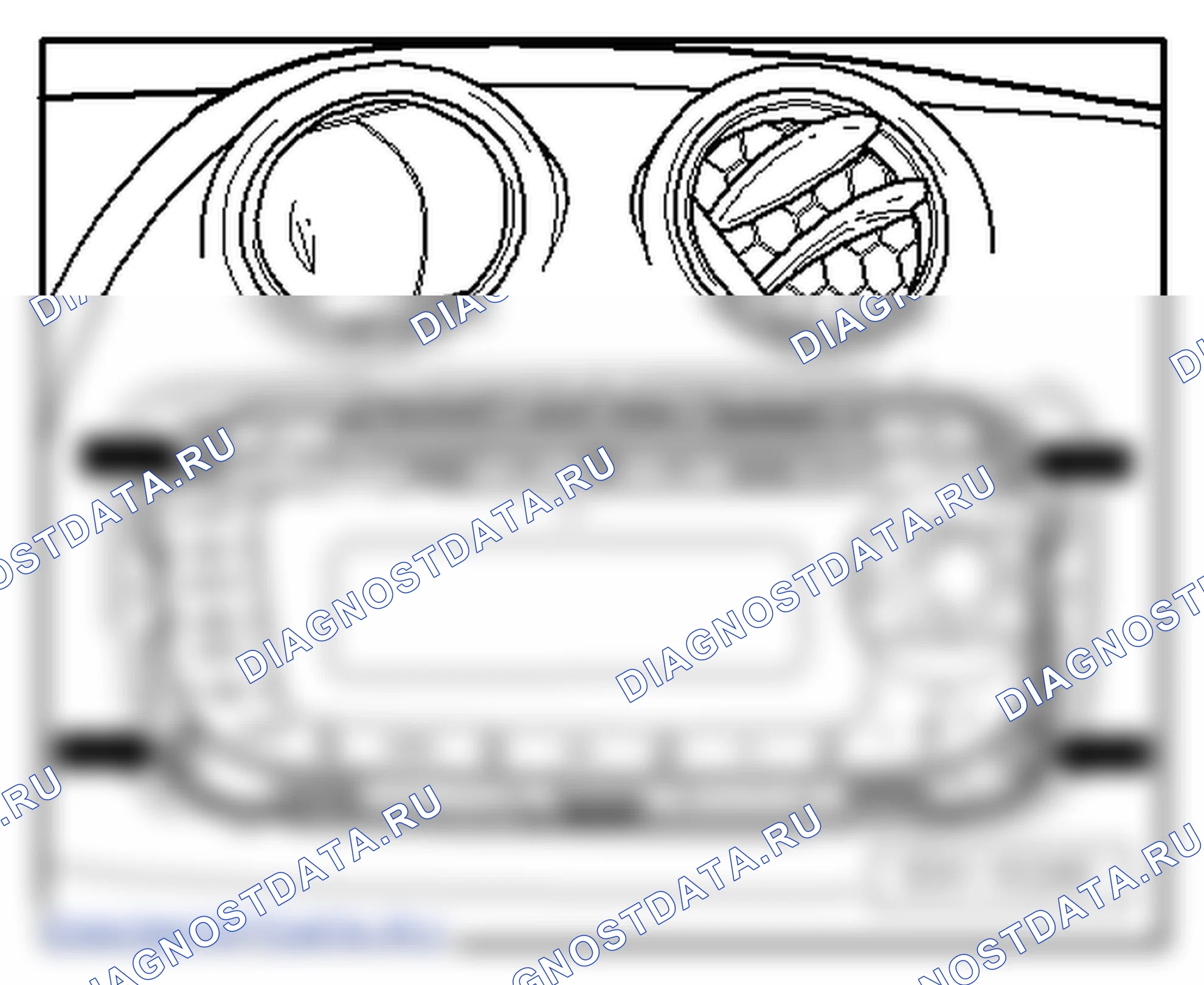 Передняя панель. SEAT Ibiza IV