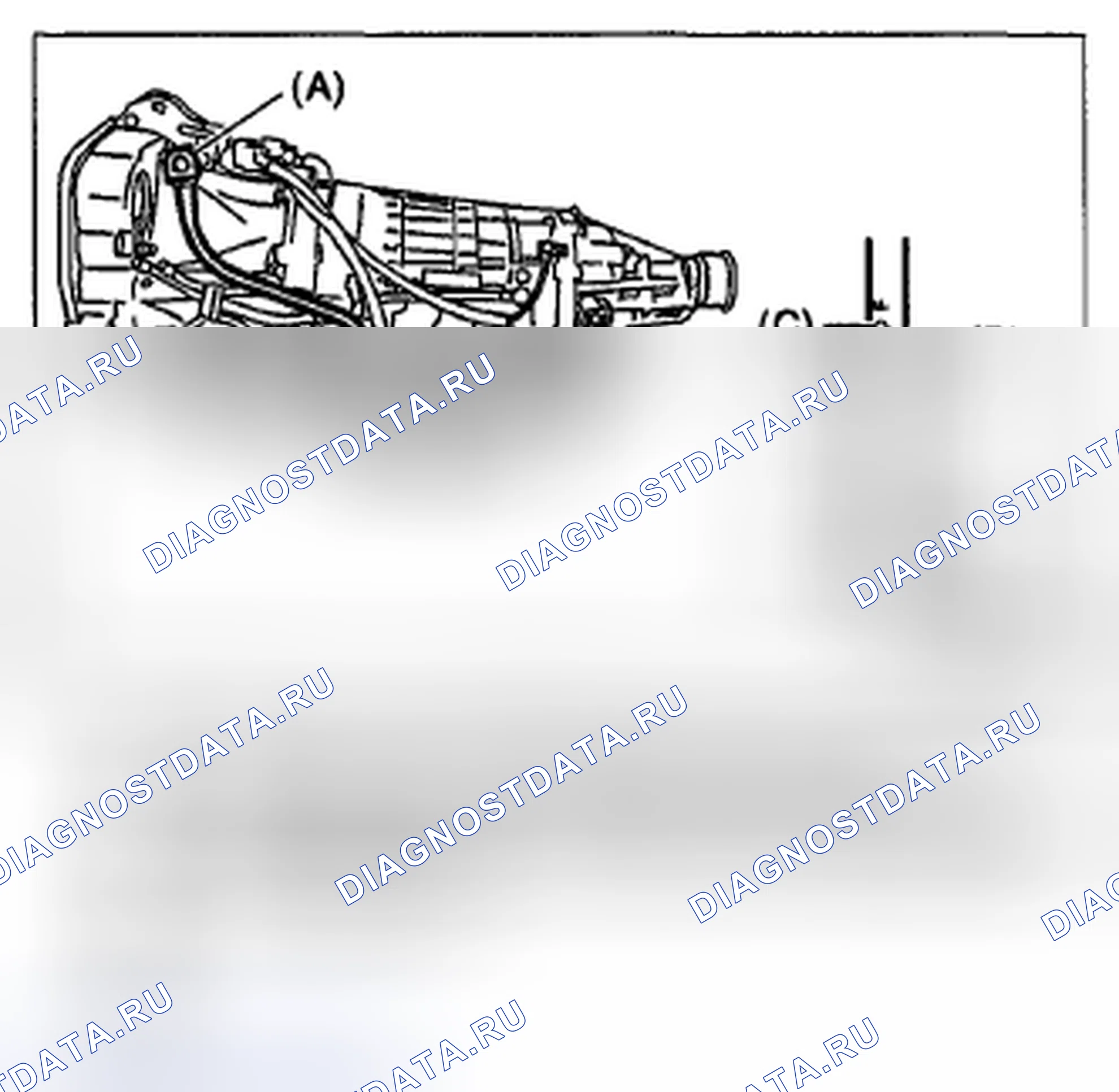 Рис. 81: УРОВЕНЬ ATF. Subaru Impreza GH