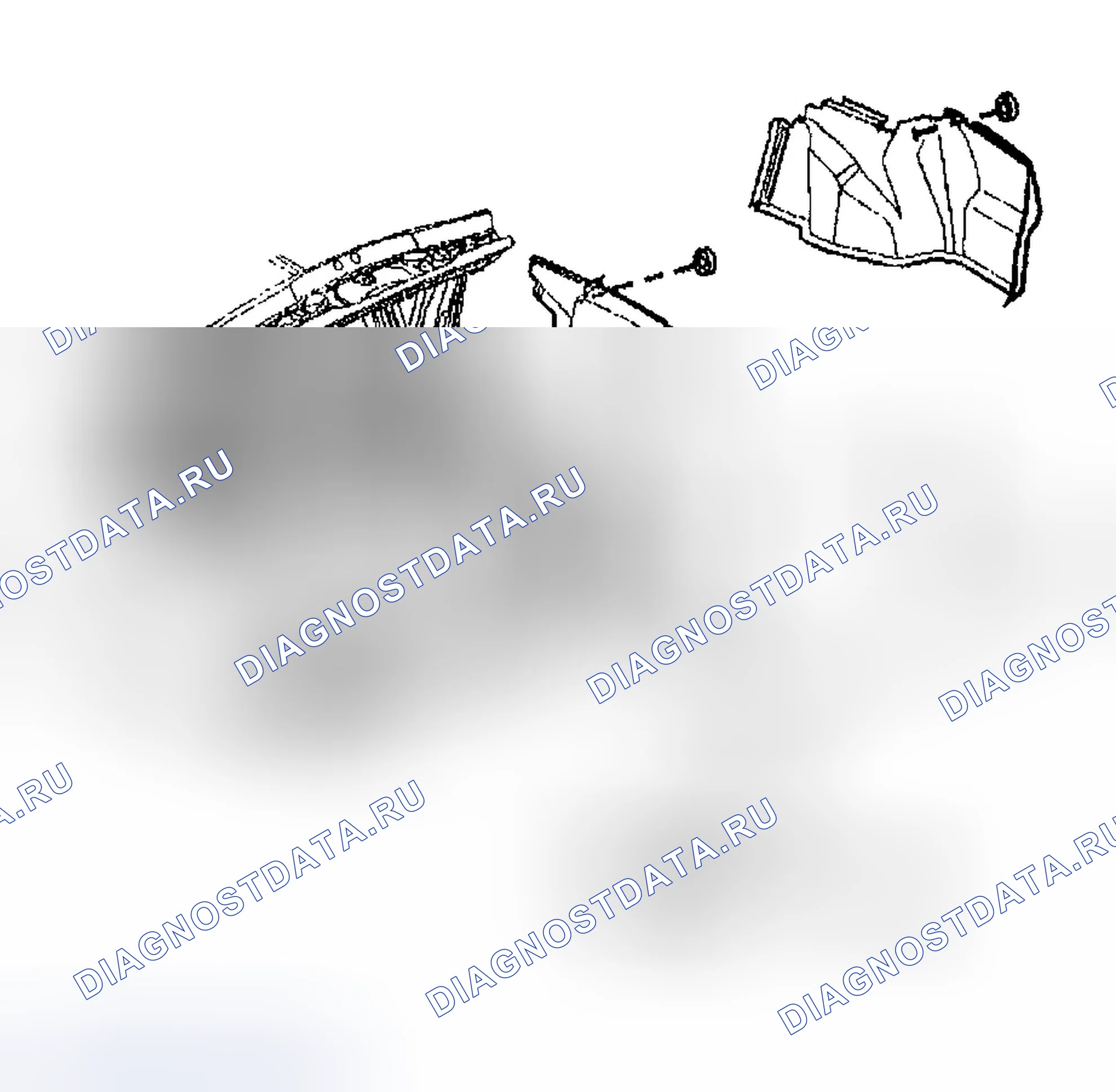 Рис. 61: Порядок демонтажа. Buick LeSabre VIII