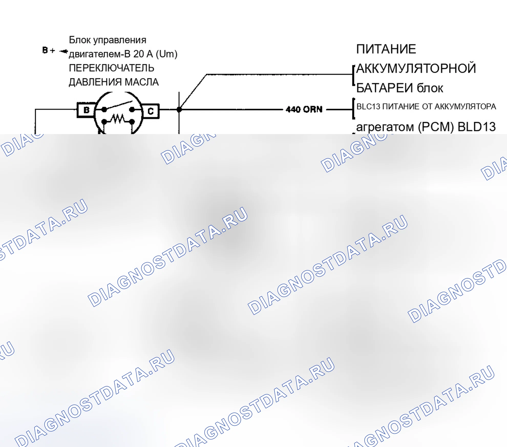 Рис. 676: Схема расшифровка кода ошибки P0231. Chevrolet Chevy Van G3500 