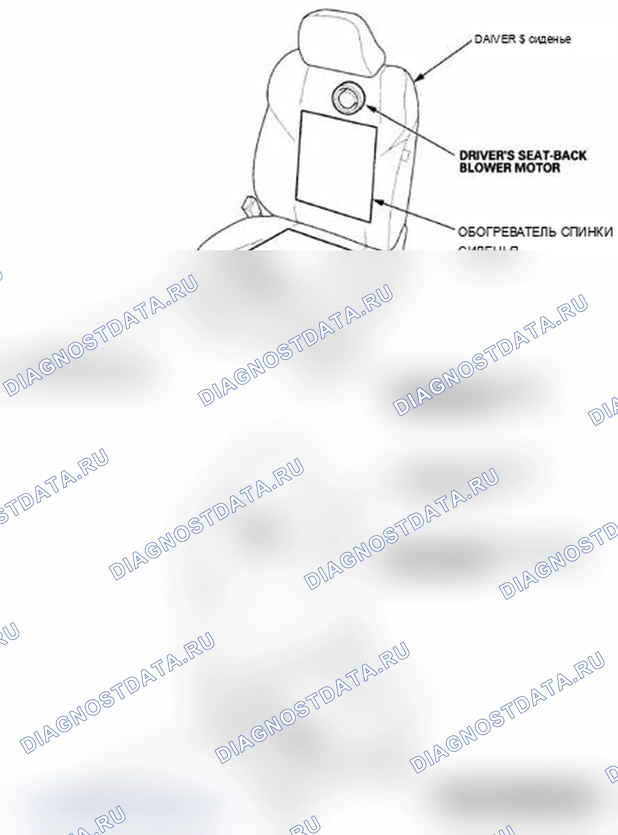 Рис. 231: Указатель расположения компонентов. Acura TL IV рестайлинг