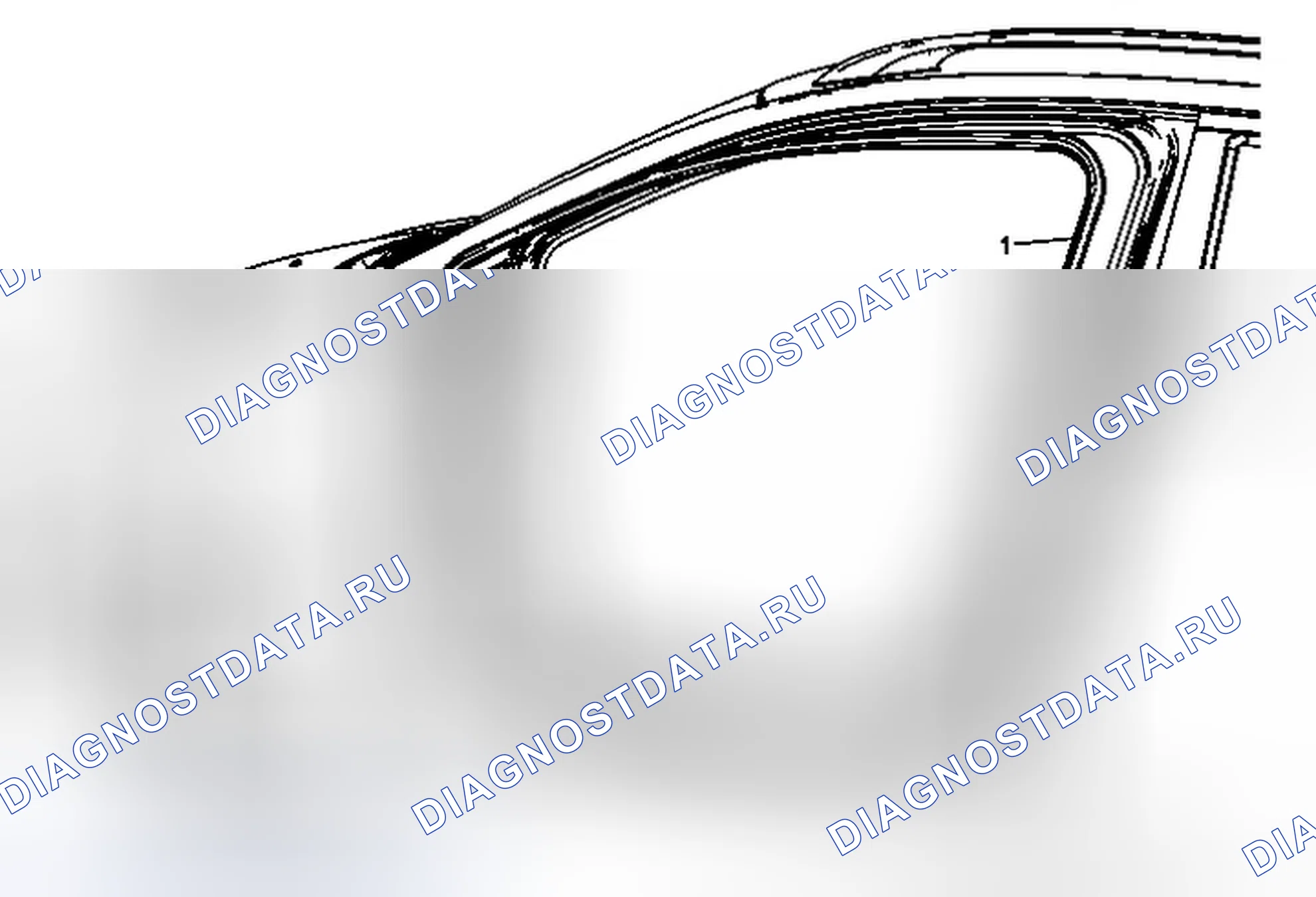 Рис. 57: Замена передней боковой двери - со стороны кузова. Chevrolet Sonic I