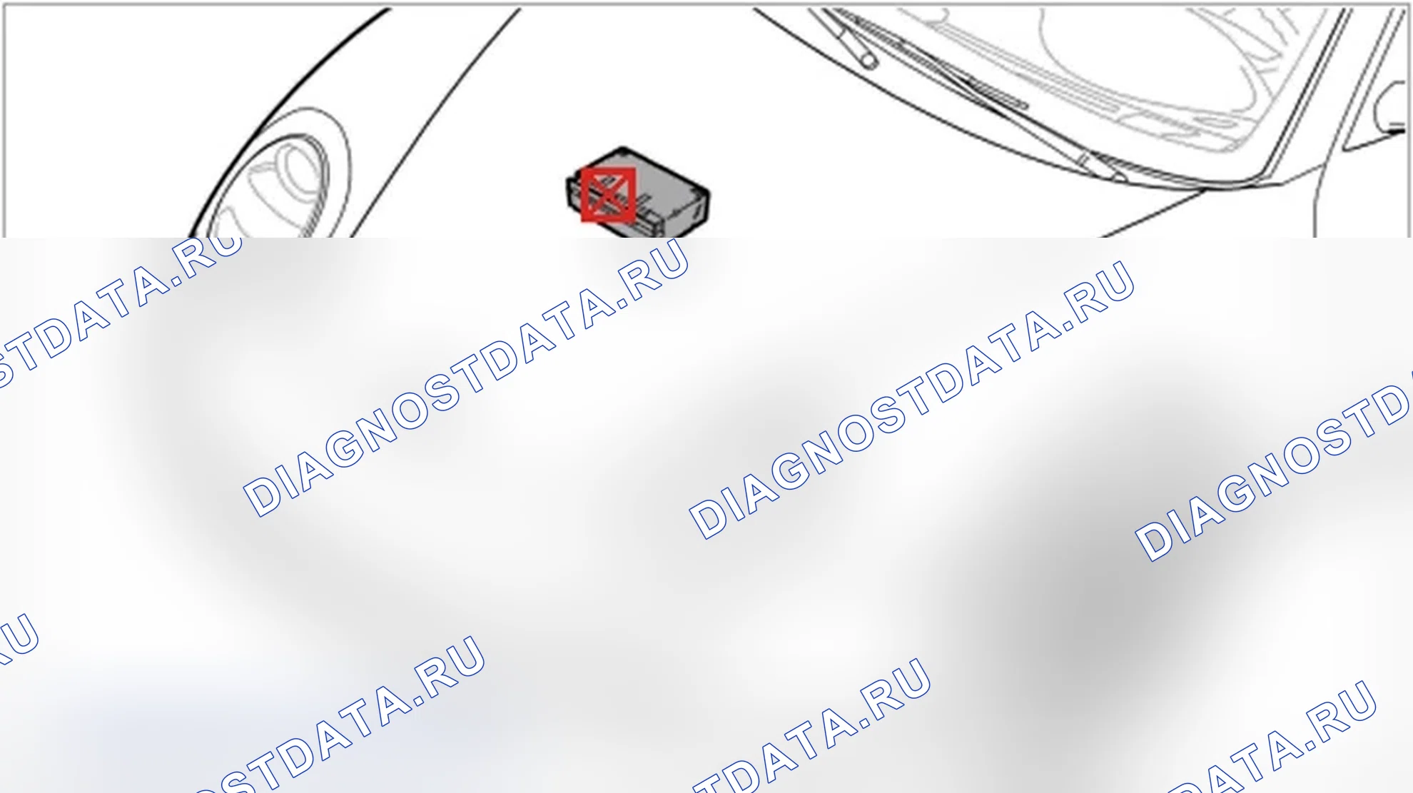 Рис. 7: Удаление навигационного блока. Porsche 911 GT3 997