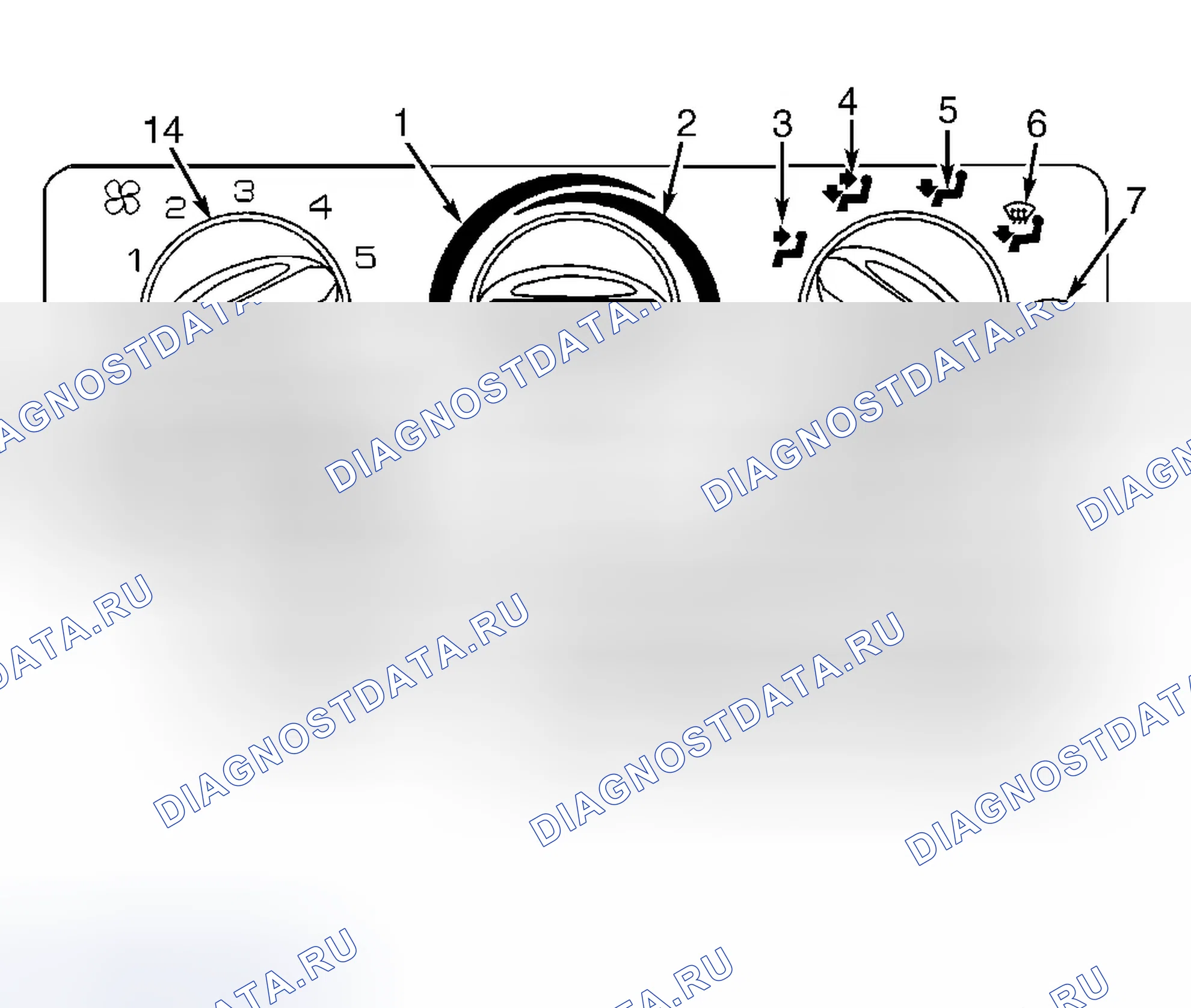 Рис. 51: Задняя кнопка размораживания. Chevrolet Corvette C5