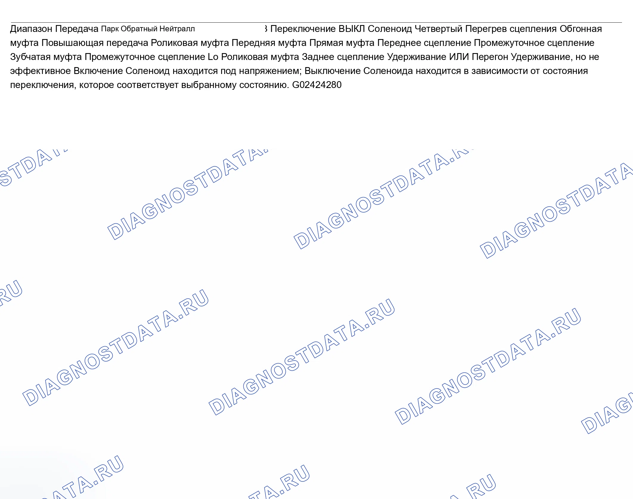 Рис. 636: Референтный диапазон. Chevrolet Chevy Express H2500 