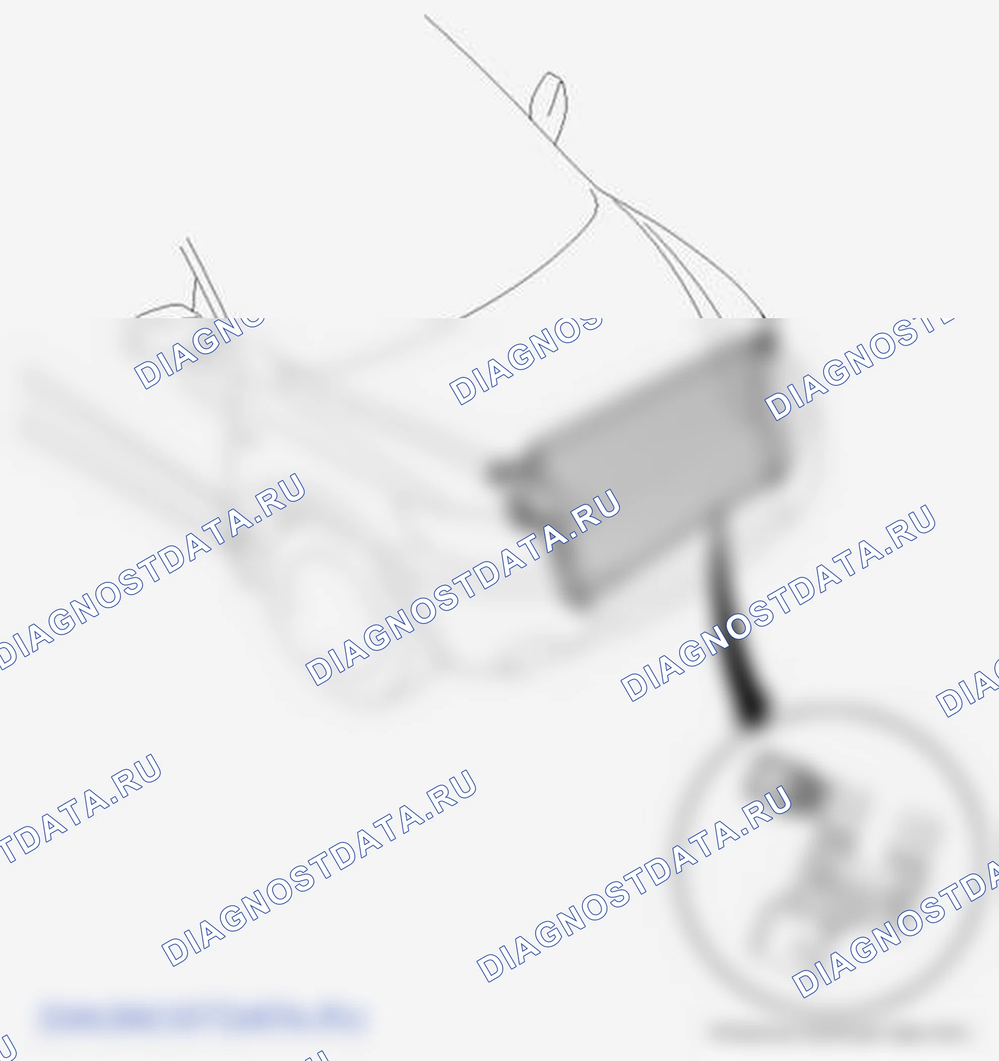 Рис. 31: Расположение компонентов. Hyundai Santa Fe II рестайлинг