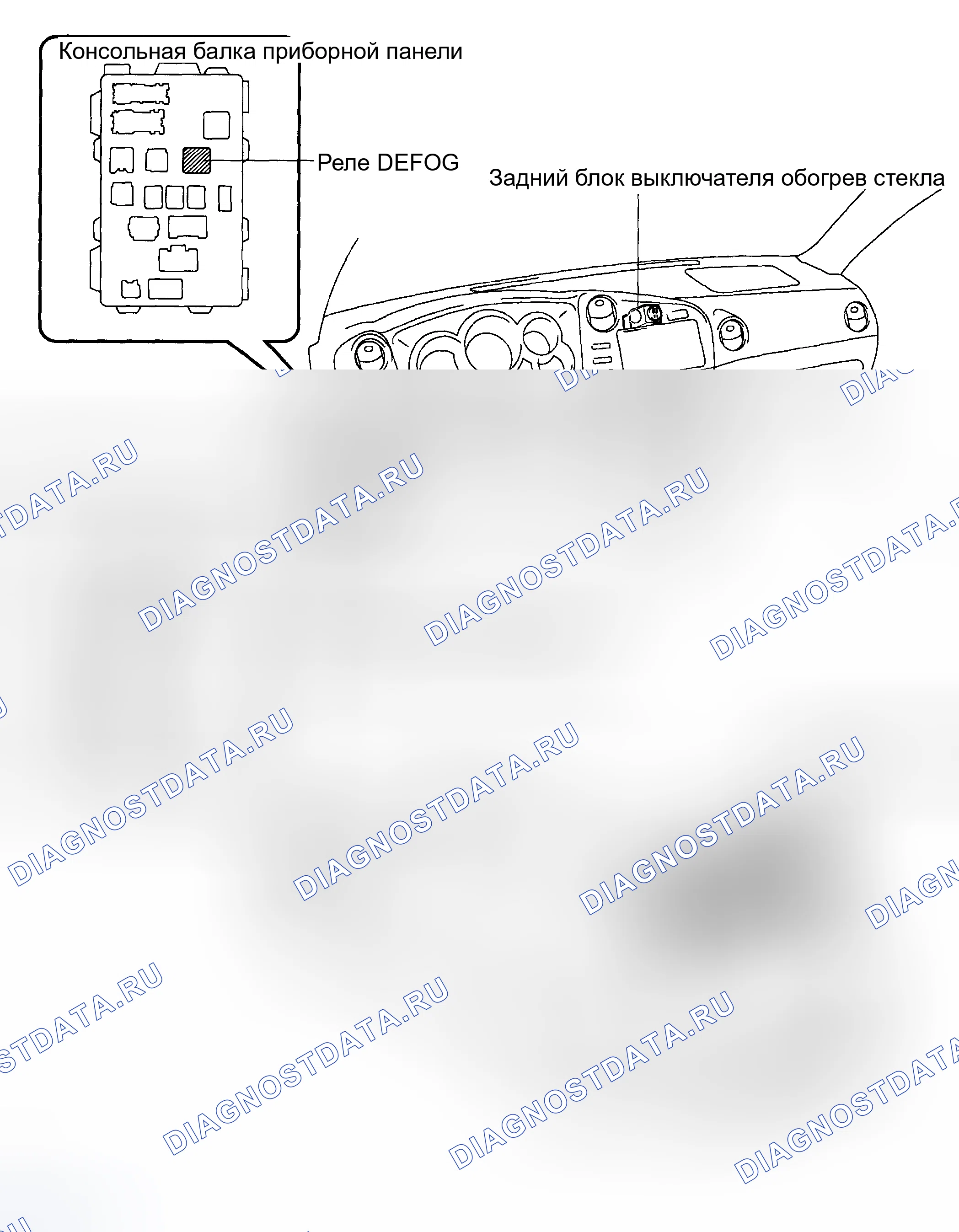 Рис. 40: РАСПОЛОЖЕНИЕ. Toyota Matrix E130