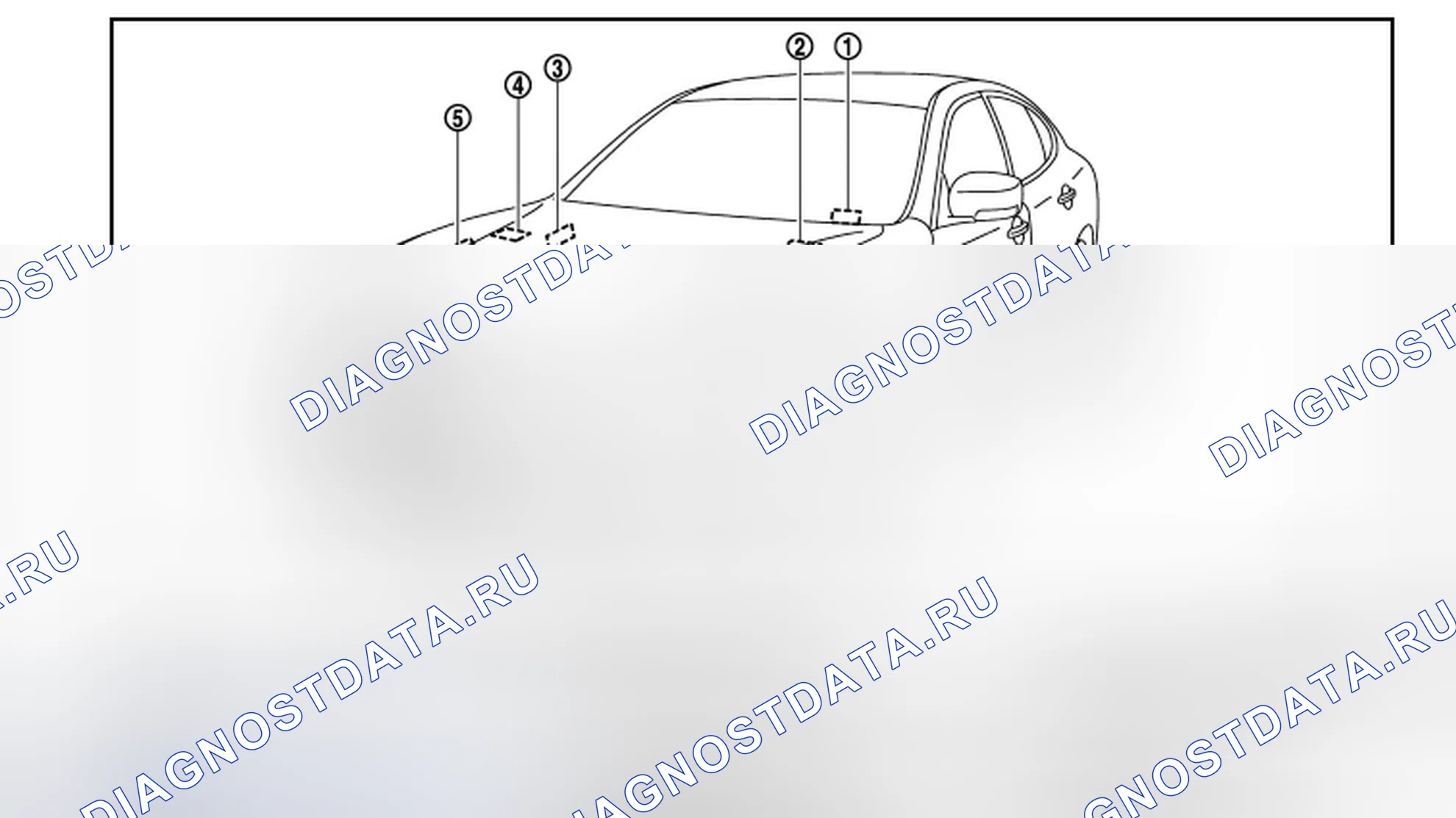 Рис. 40: ИДЕНТИФИКАЦИОННЫЙ НОМЕР. Infiniti M56 IV