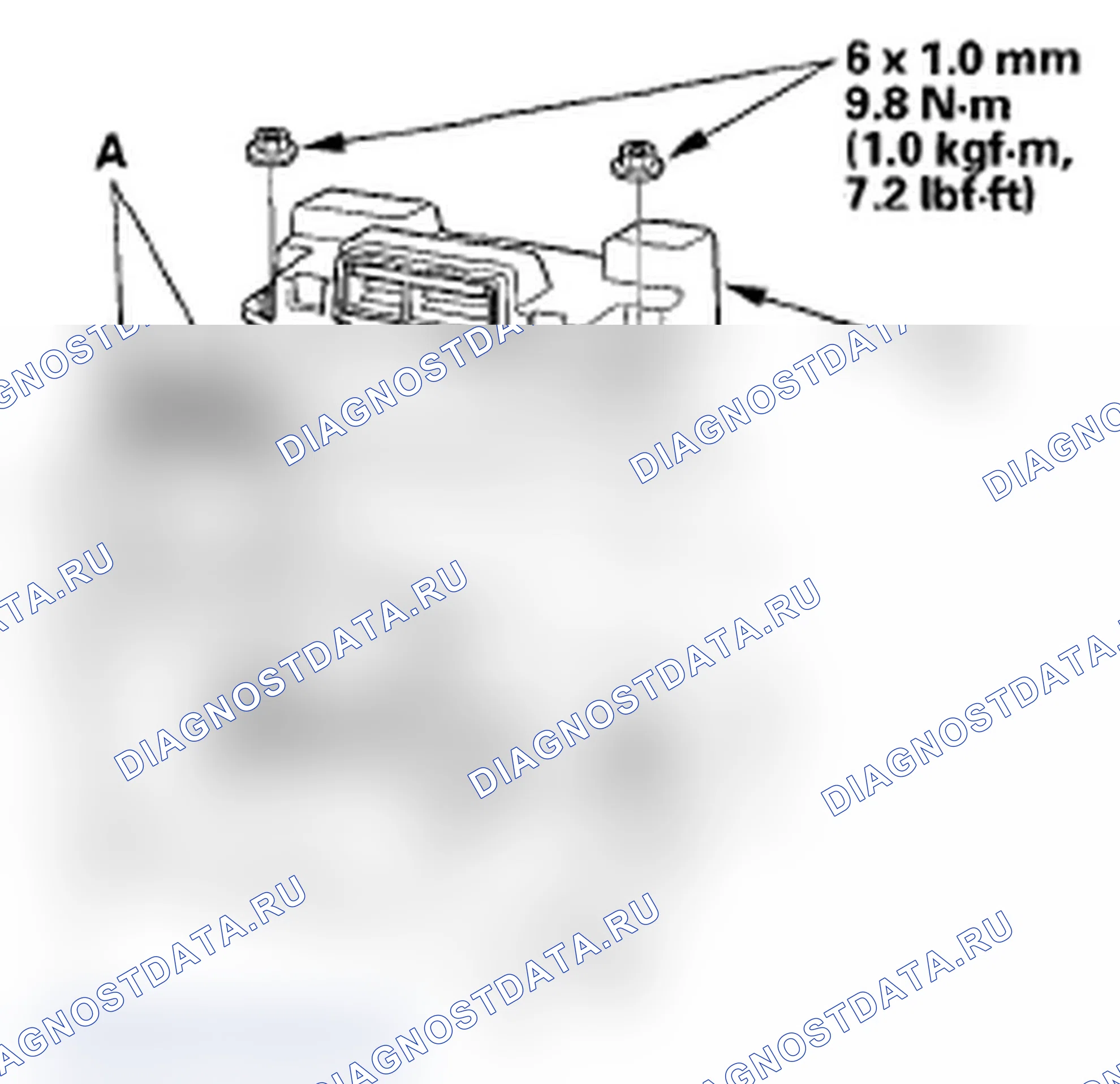 Рис. 34: Замена блока управления TPMS. Acura RL II
