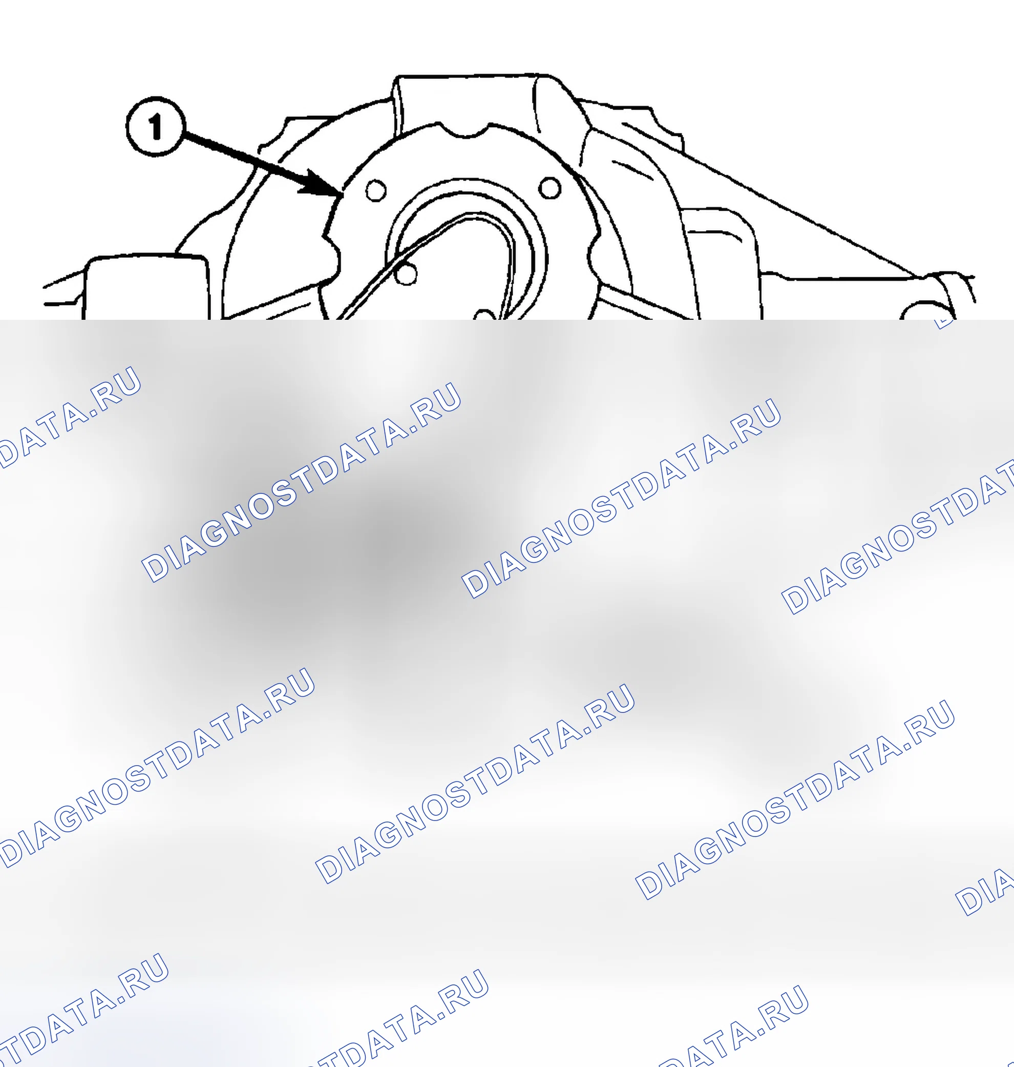 Рис. 303: ДЕМОНТАЖ. Dodge Pickup R1500 
