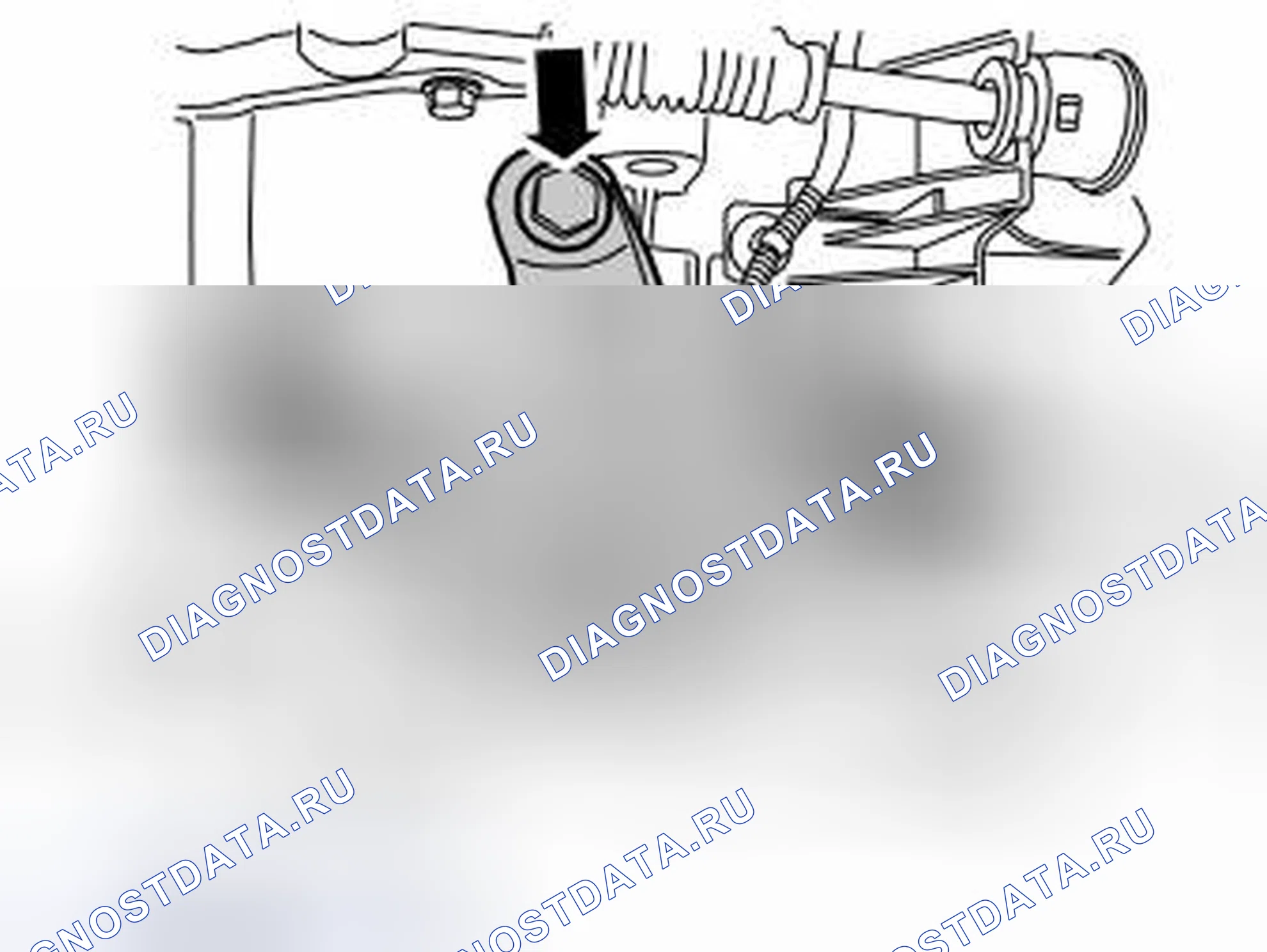 Рис. 251: ДЕМОНТАЖ КРОНШТЕЙНА. Volvo V50 I