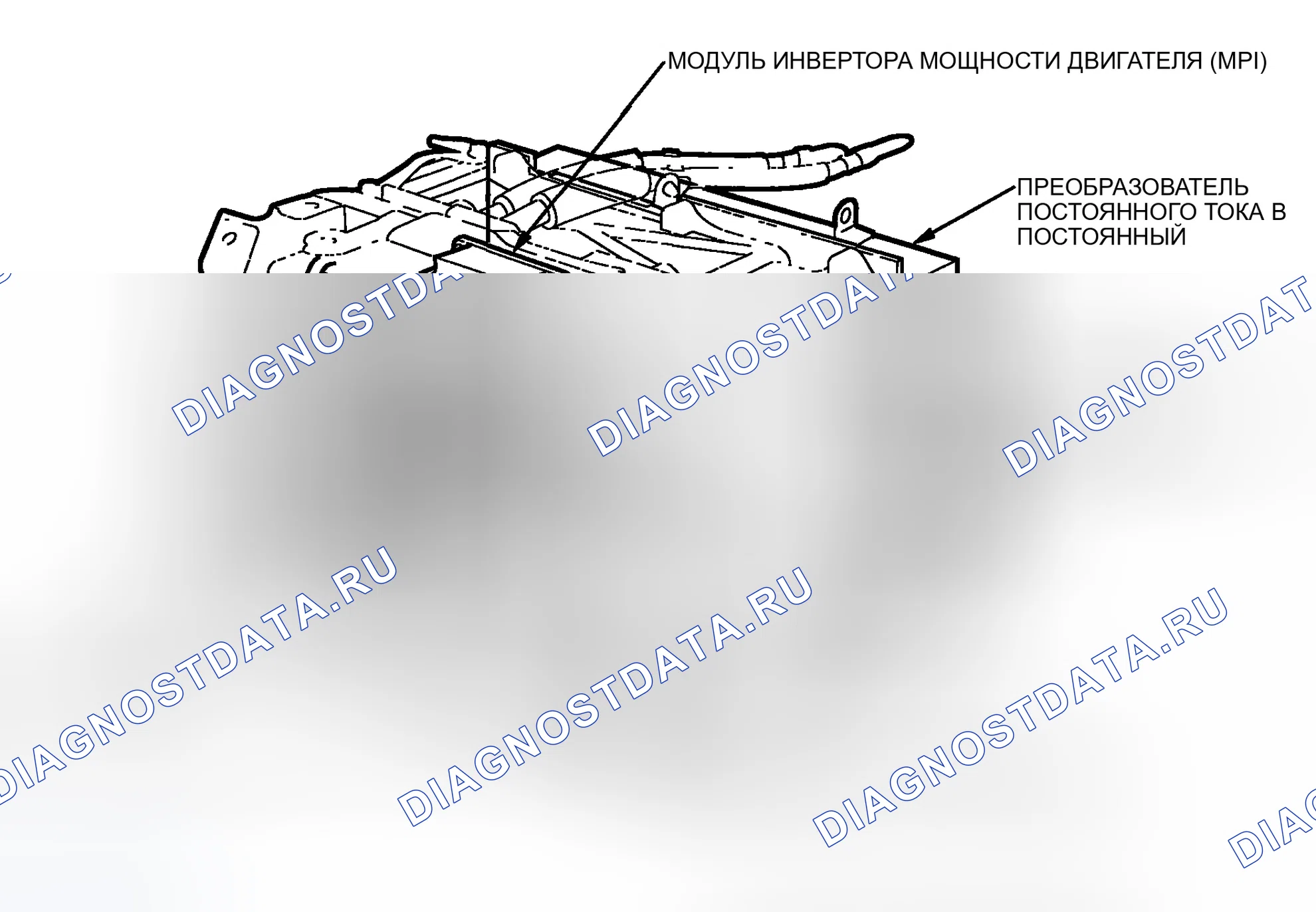 Рис. 396: Блок управления мощностью (PCU). Honda Insight ZE1