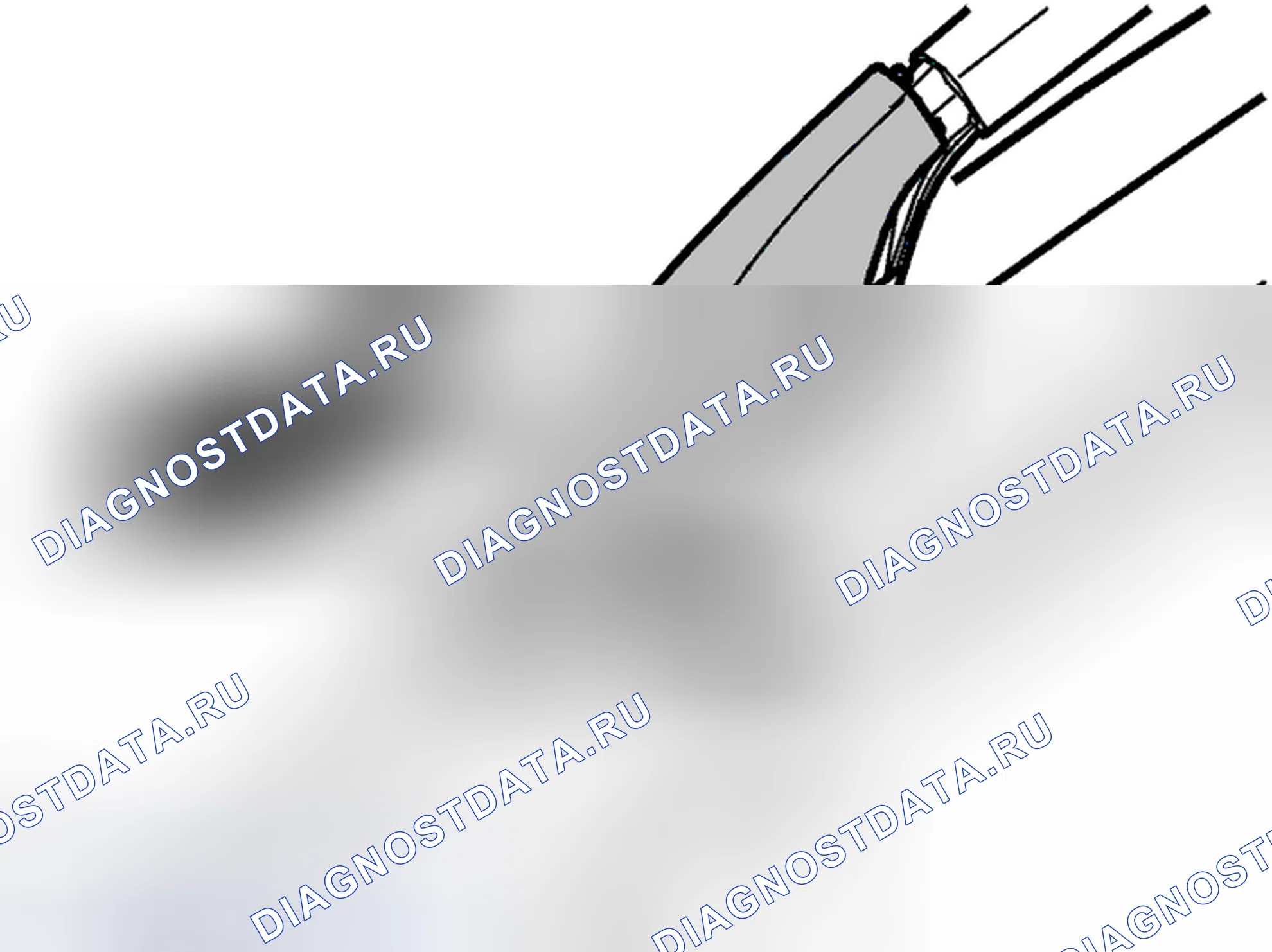 Рис. 1062: Демонтаж рейлингов крыши. Volvo V70 II