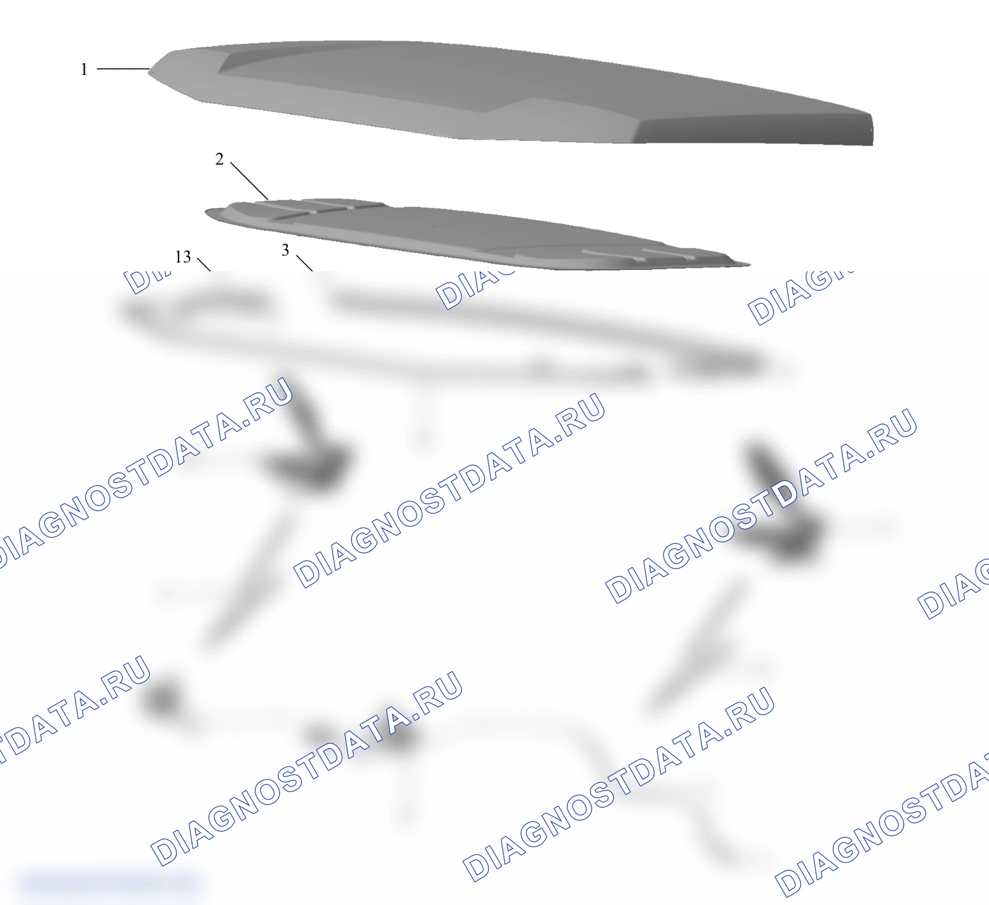 Схема расположения капота — Tank 400. Tank Tank 400 II