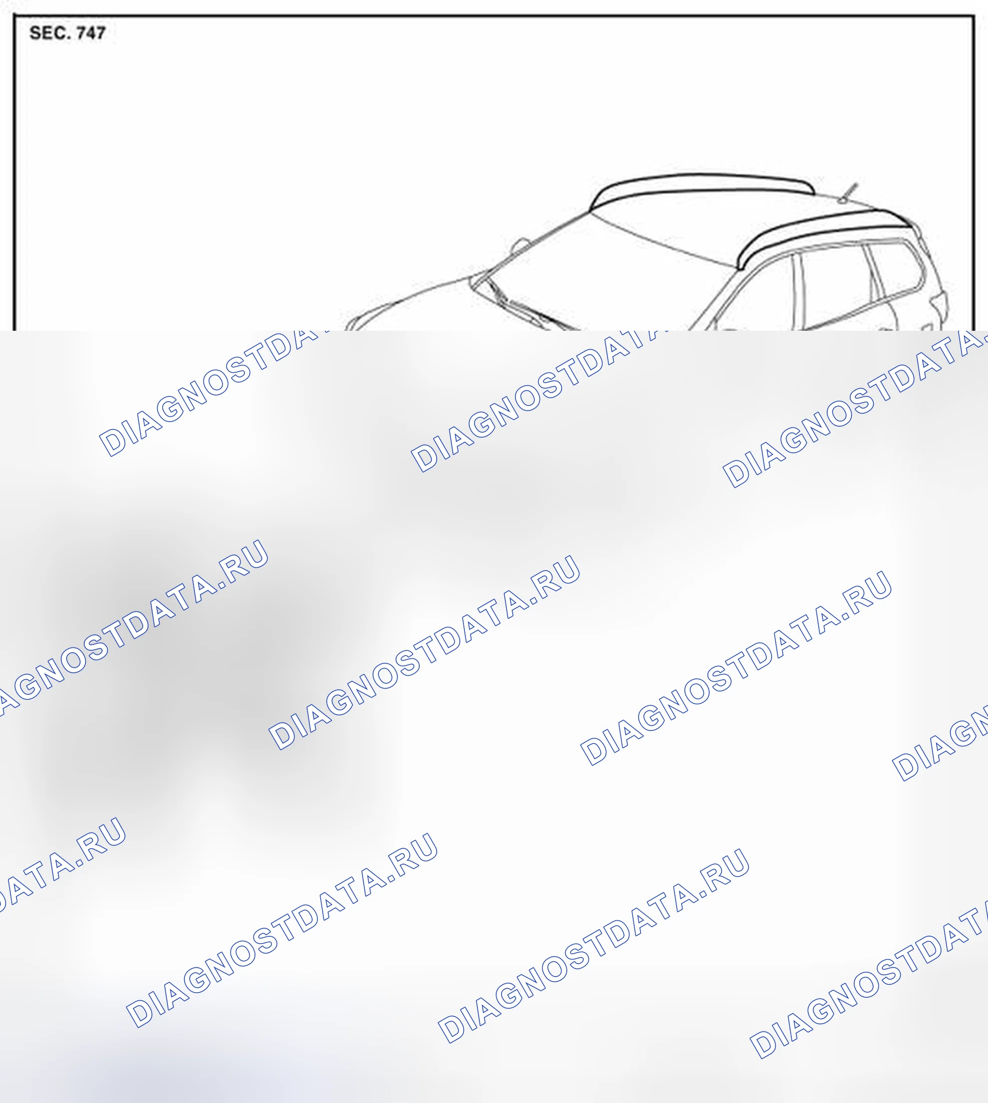 Рис. 226: Разнесенный вид. Nissan Pathfinder IV рестайлинг