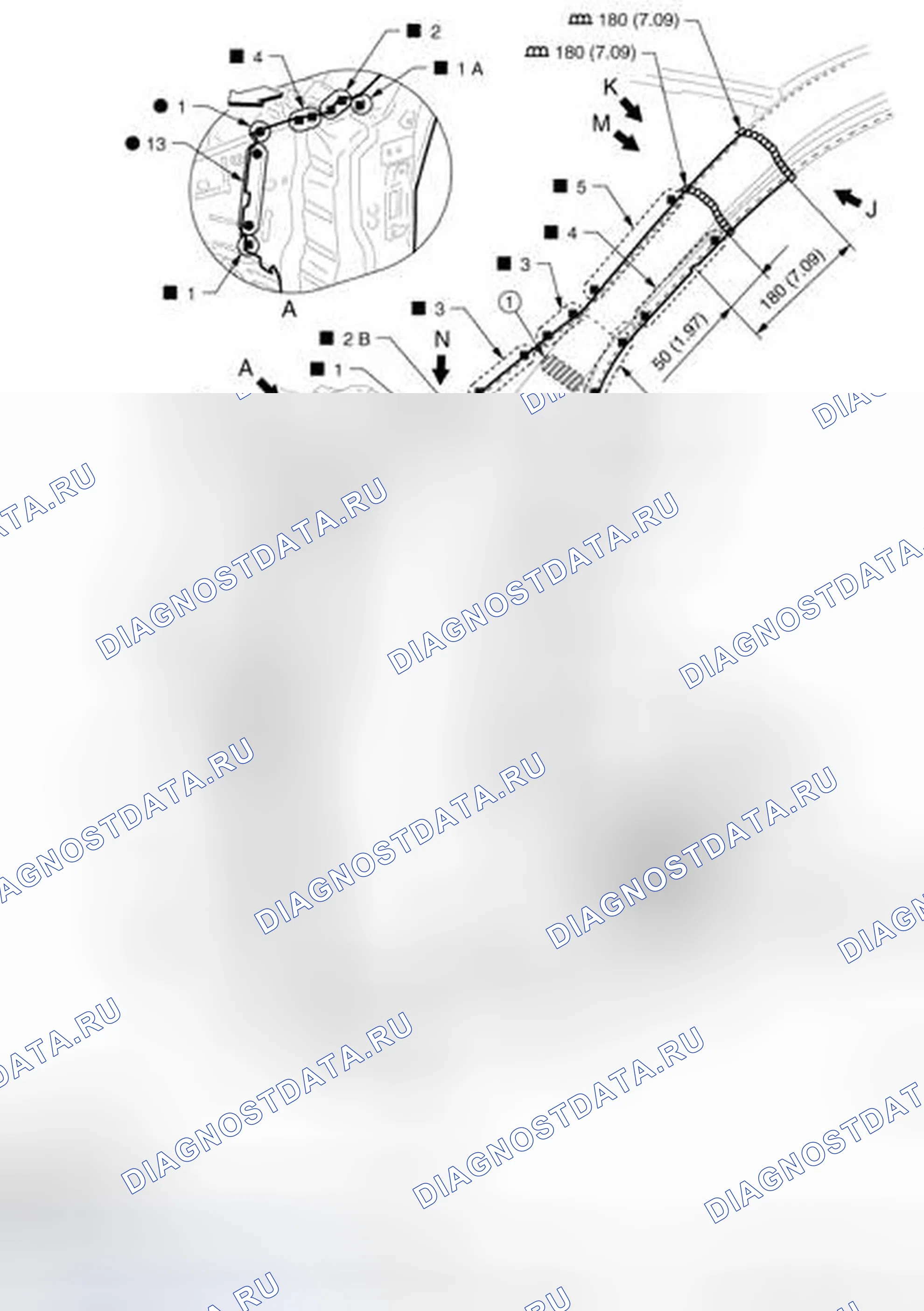 Рис. 199: Передняя стойка. Infiniti FX35 II рестайлинг