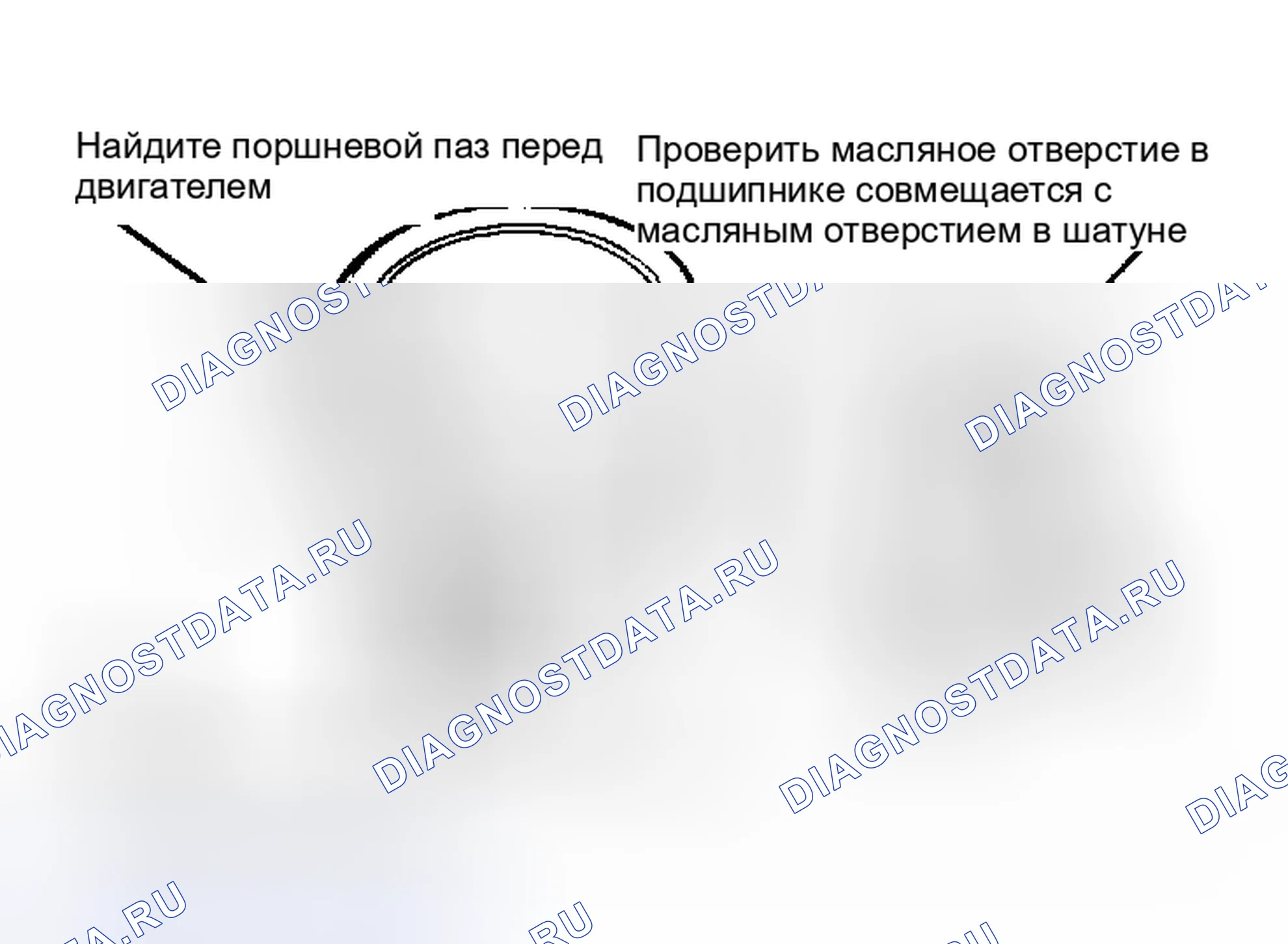Рис. 6: Установка поршня и штока в сборе Перед установкой проверьте технические характеристики всех компонентов поршня в сборе.. Mercury Topaz I