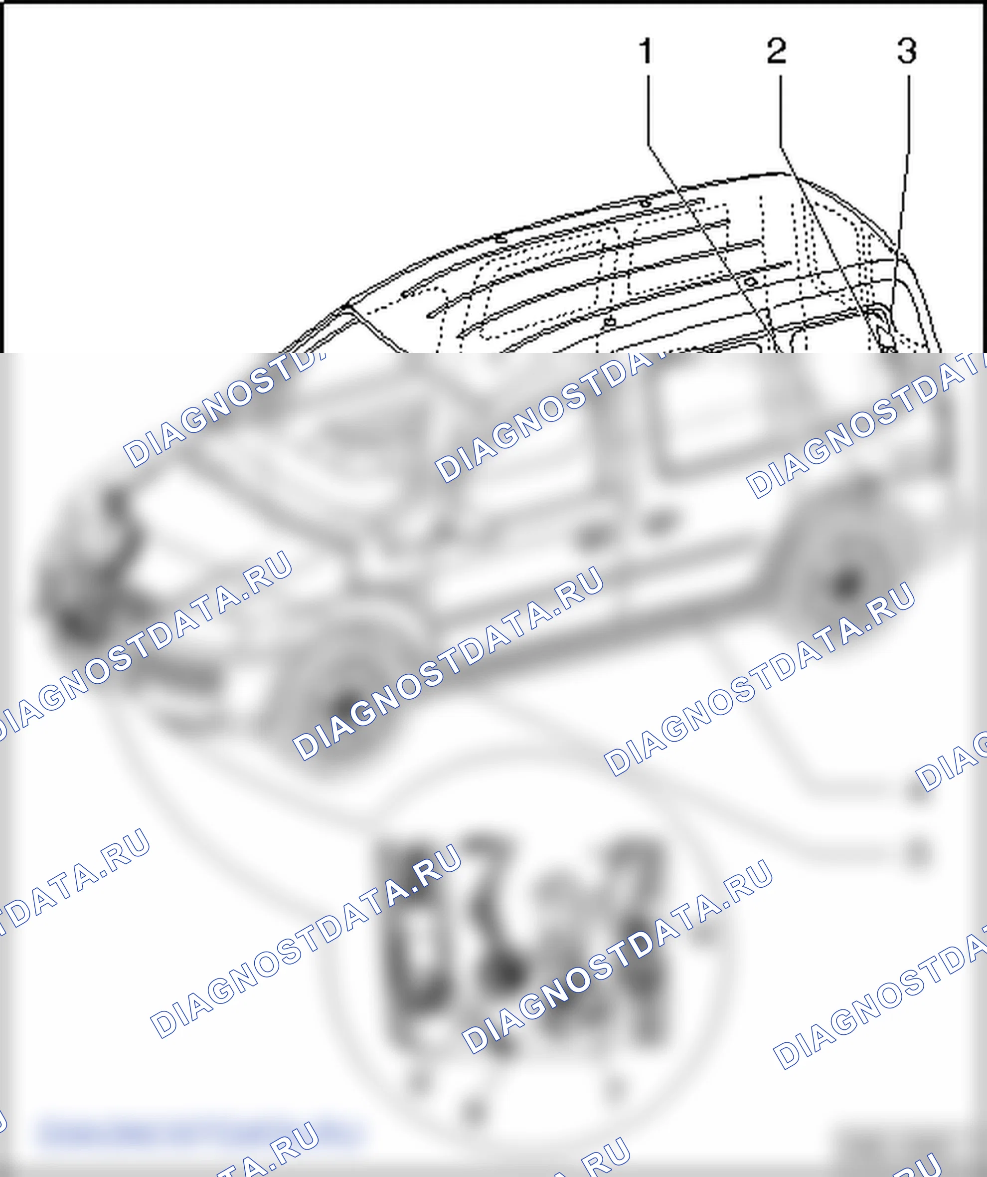 Омыватель заднего стекла. Volkswagen Caddy Iii