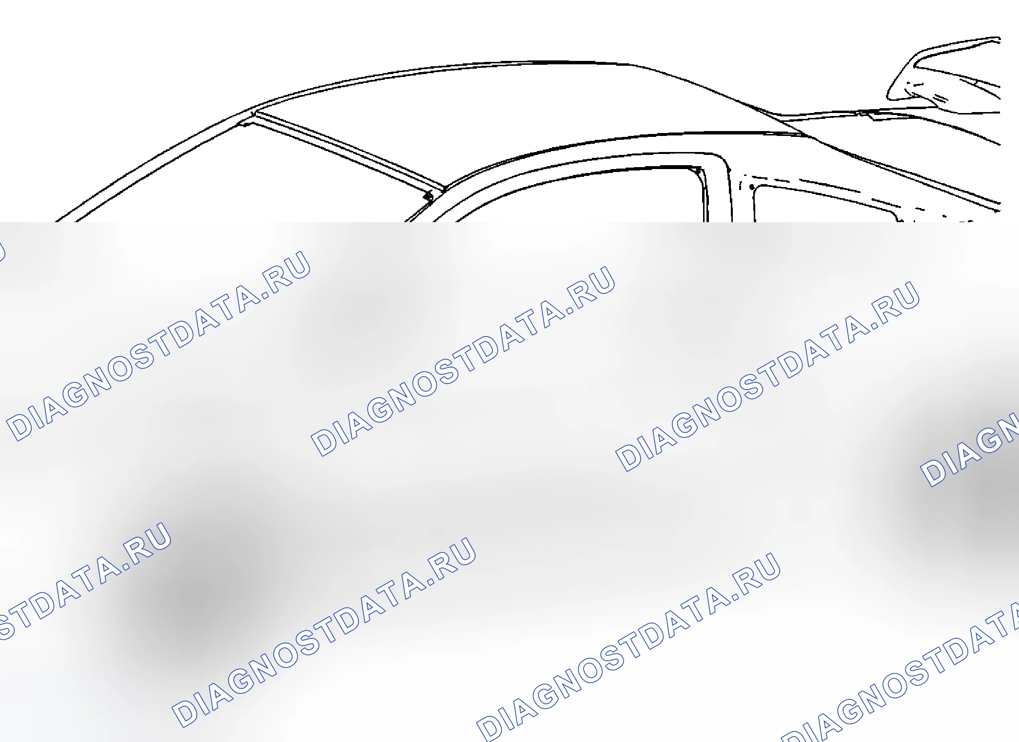 Рис. 23: Замена формовки - со стороны кузова (две двери). Chevrolet Cobalt I