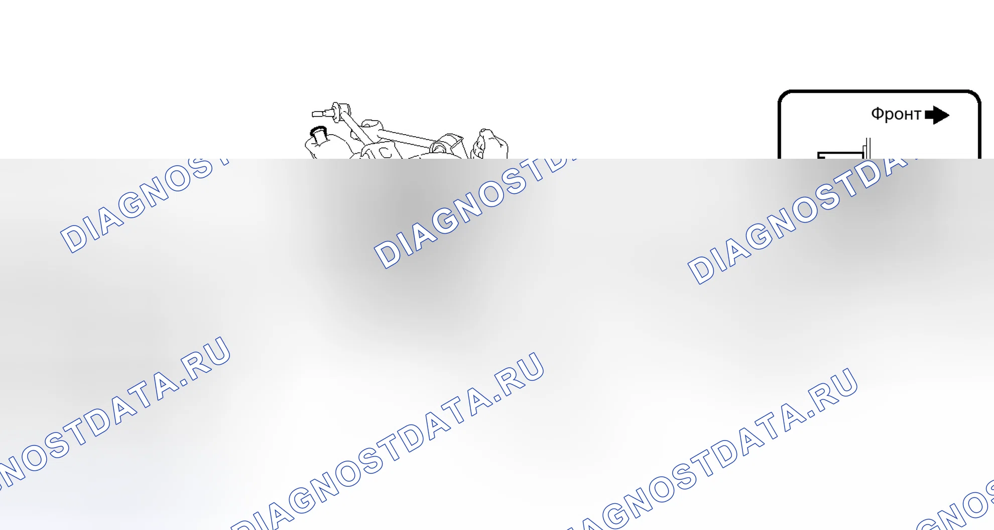 Рис. 132: ДЕМОНТАЖ. Lexus IS F I