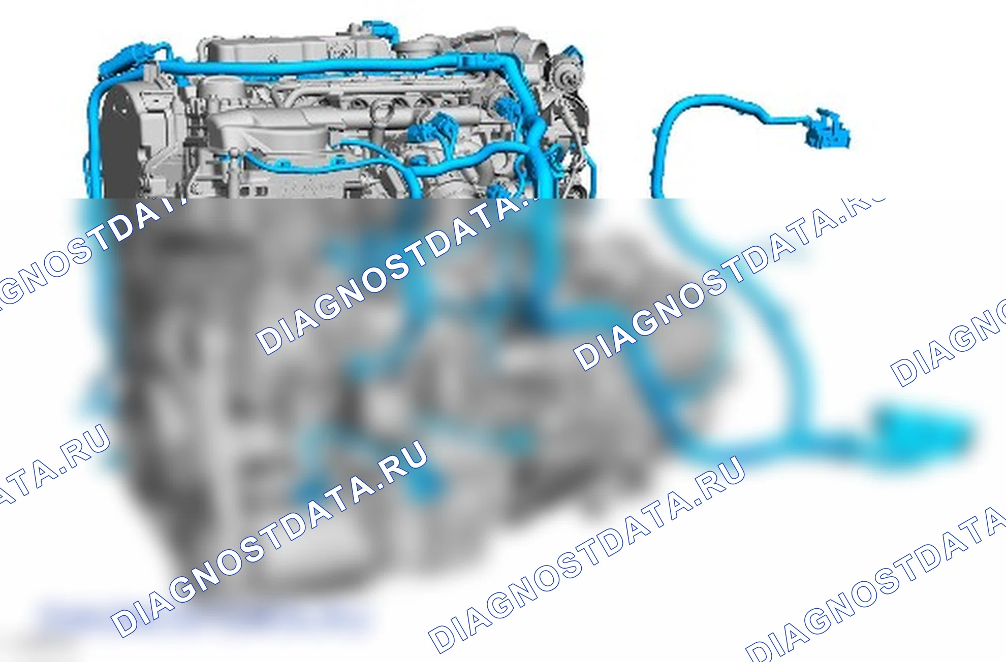 Как снять и установить жгут электропроводки двигателя. Ford Kuga II