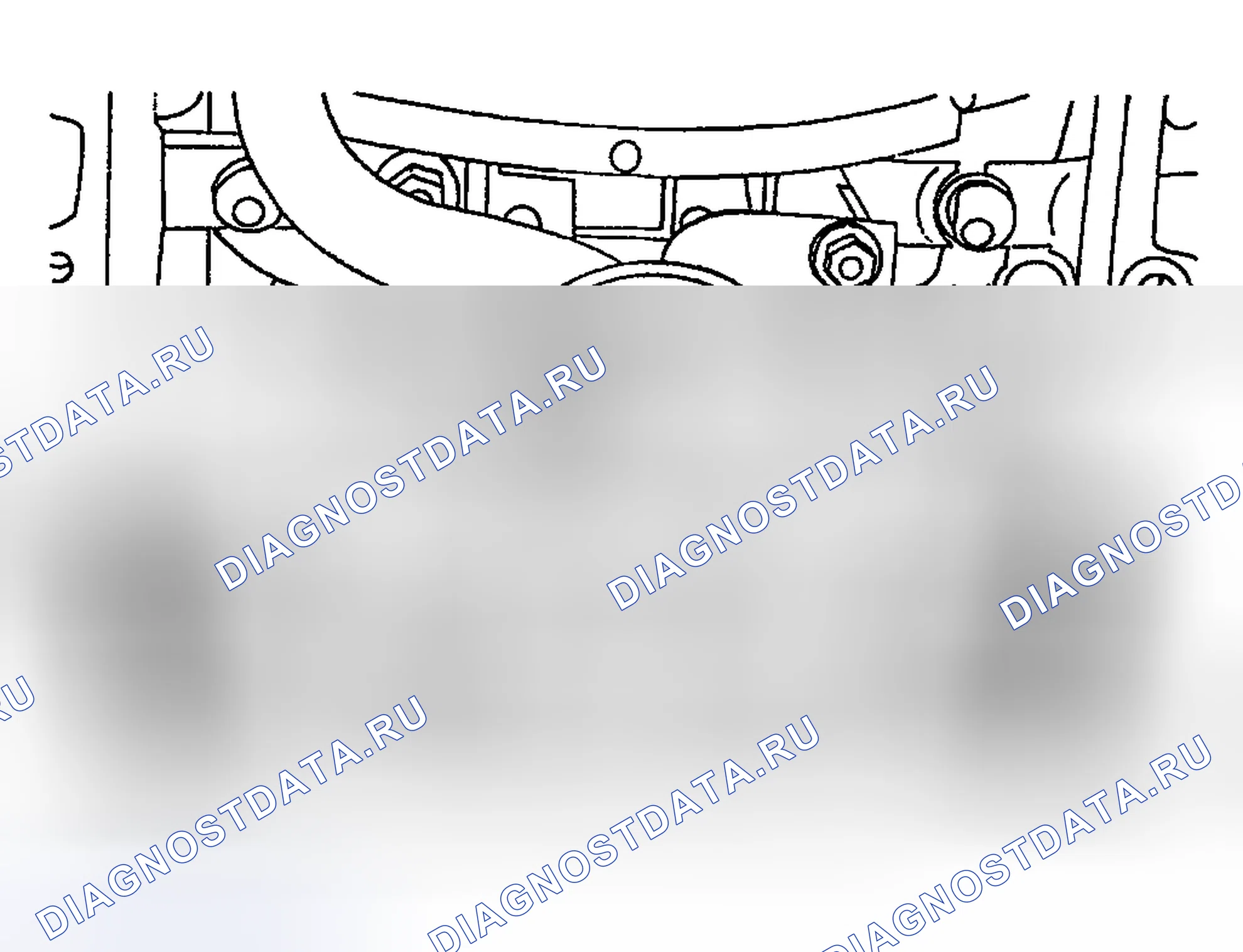 Рис. 717: Элемент 61: Примечание по сборке масляного поддона. Hyundai Nexo I