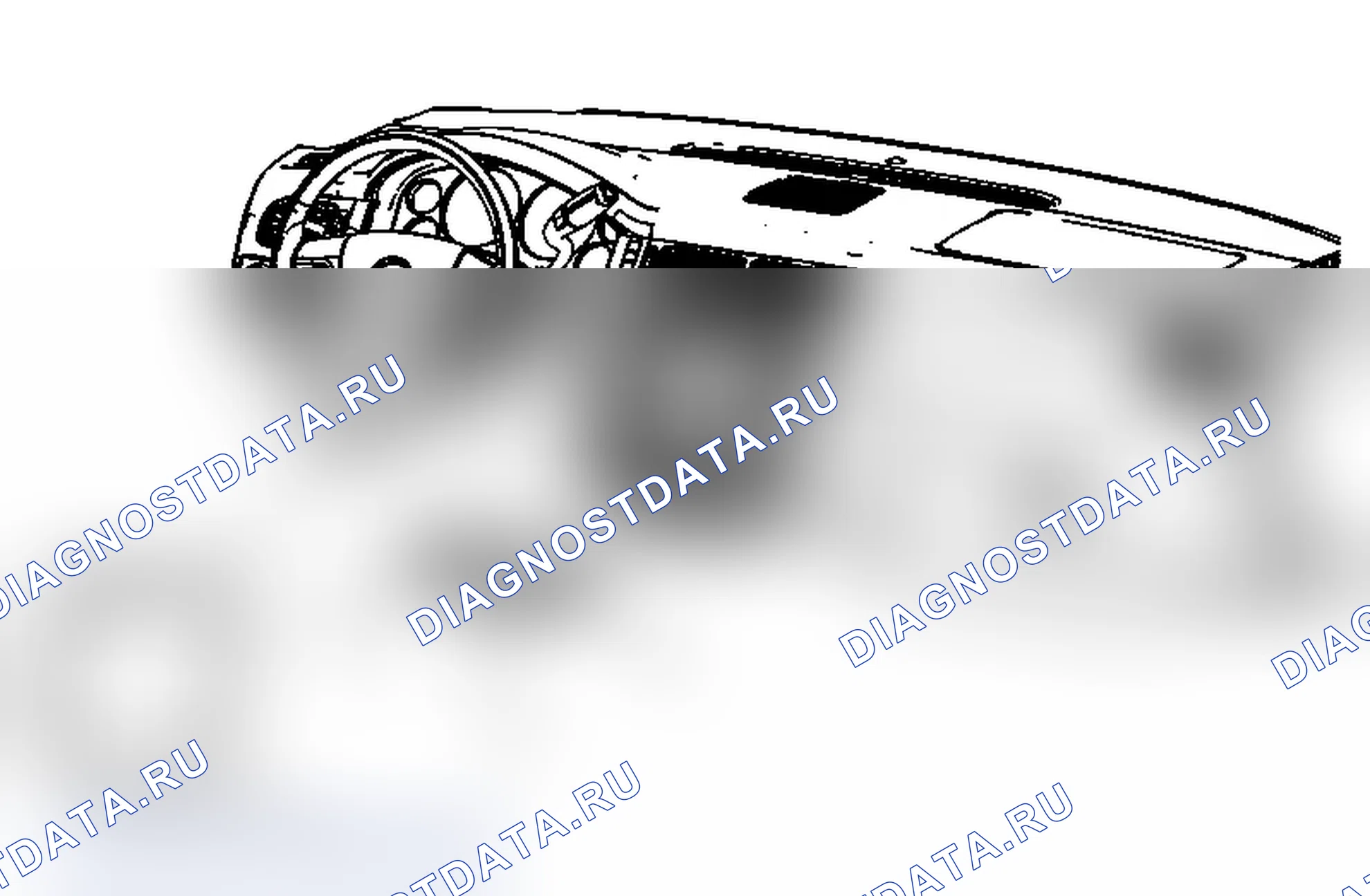 Рис. 10: Замена переключателя модуля аварийной сигнализации заднего объекта (Tahoe/Yukon). Chevrolet Tahoe III