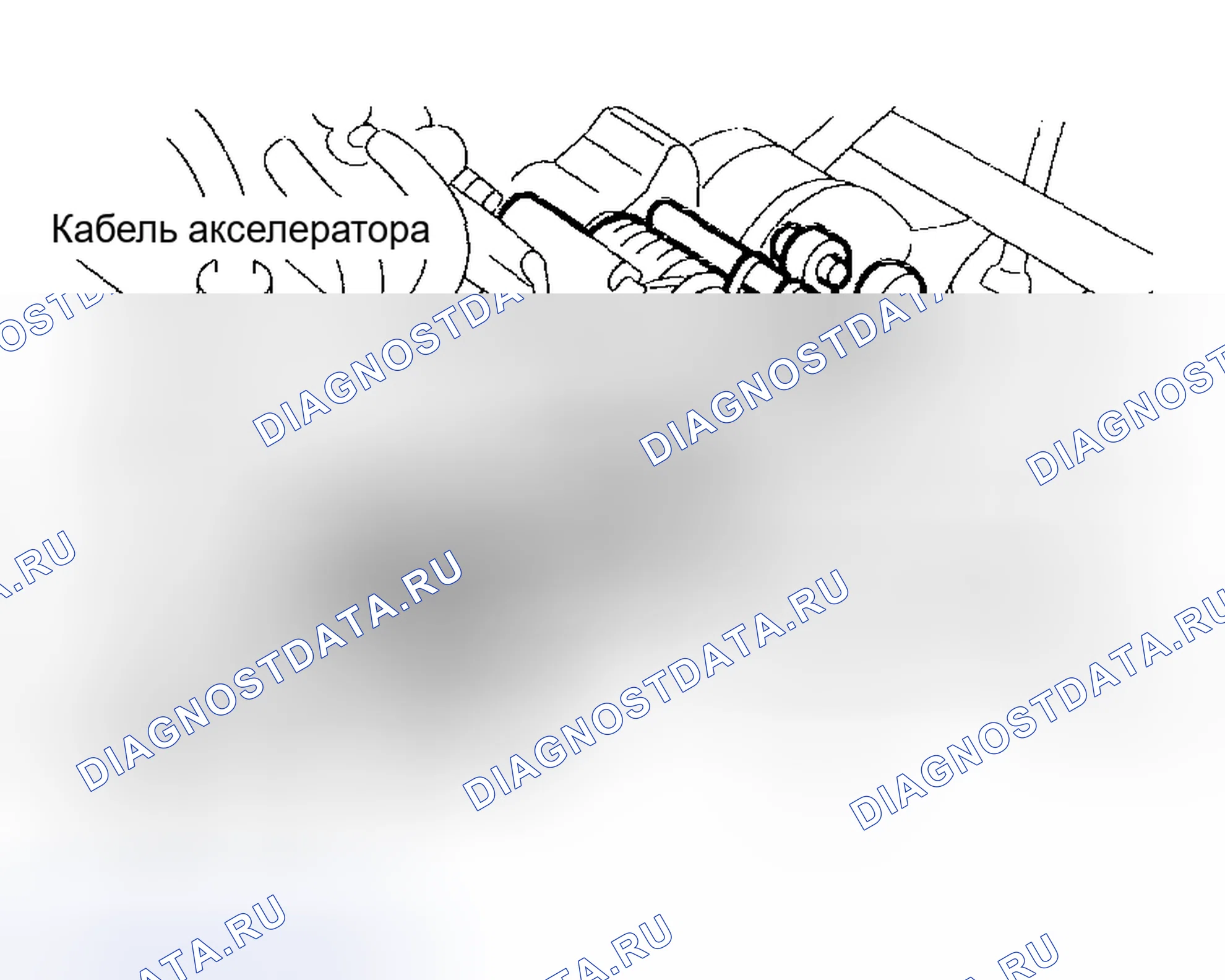 Рис. 57: ТРОС КРУИЗ-КОНТРОЛЯ. Subaru Impreza WRX GD/GG рестайлинг