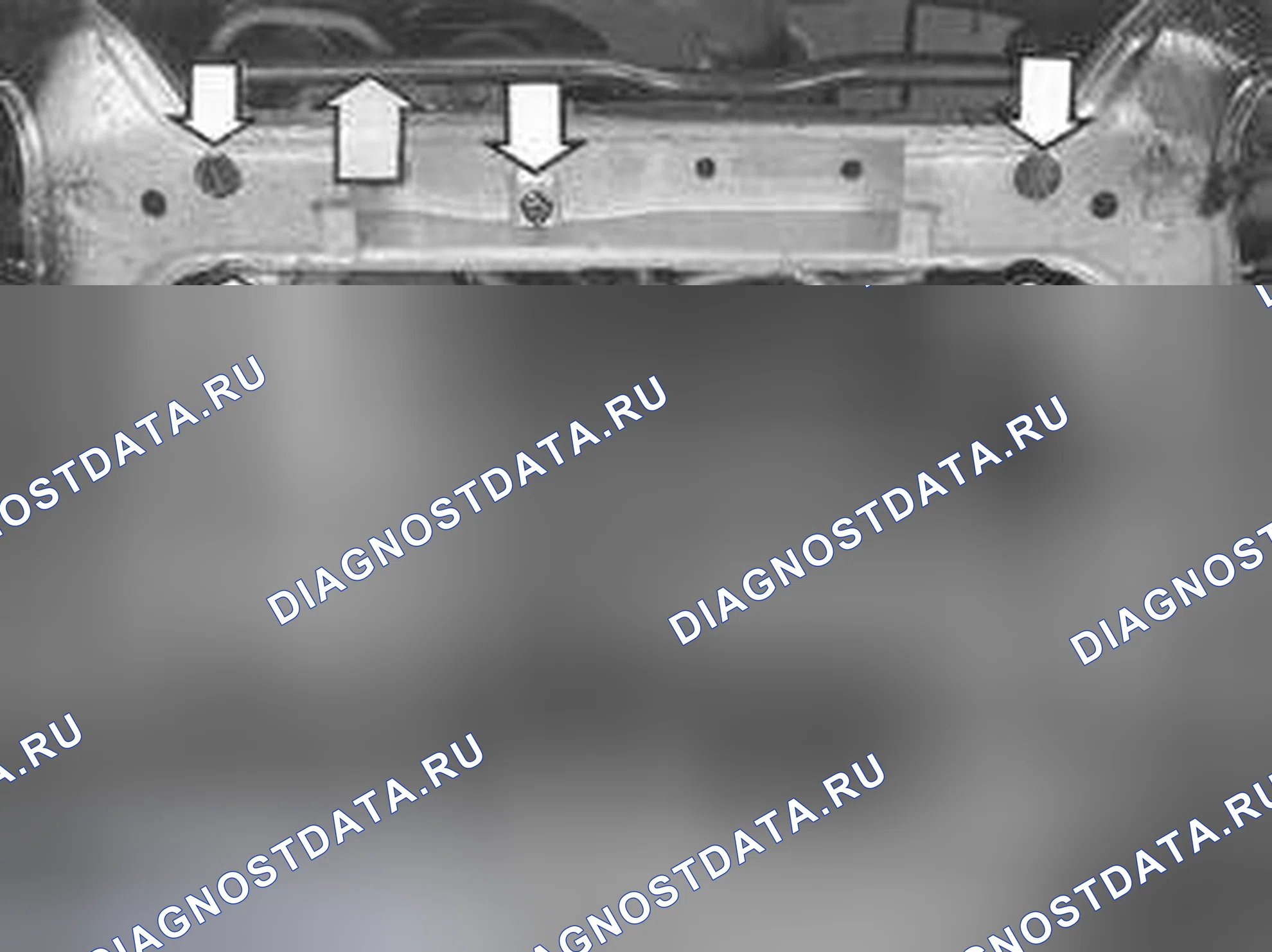 Рис. 1521: Подушка двигателя, рулевой механизм. Volvo C70 I