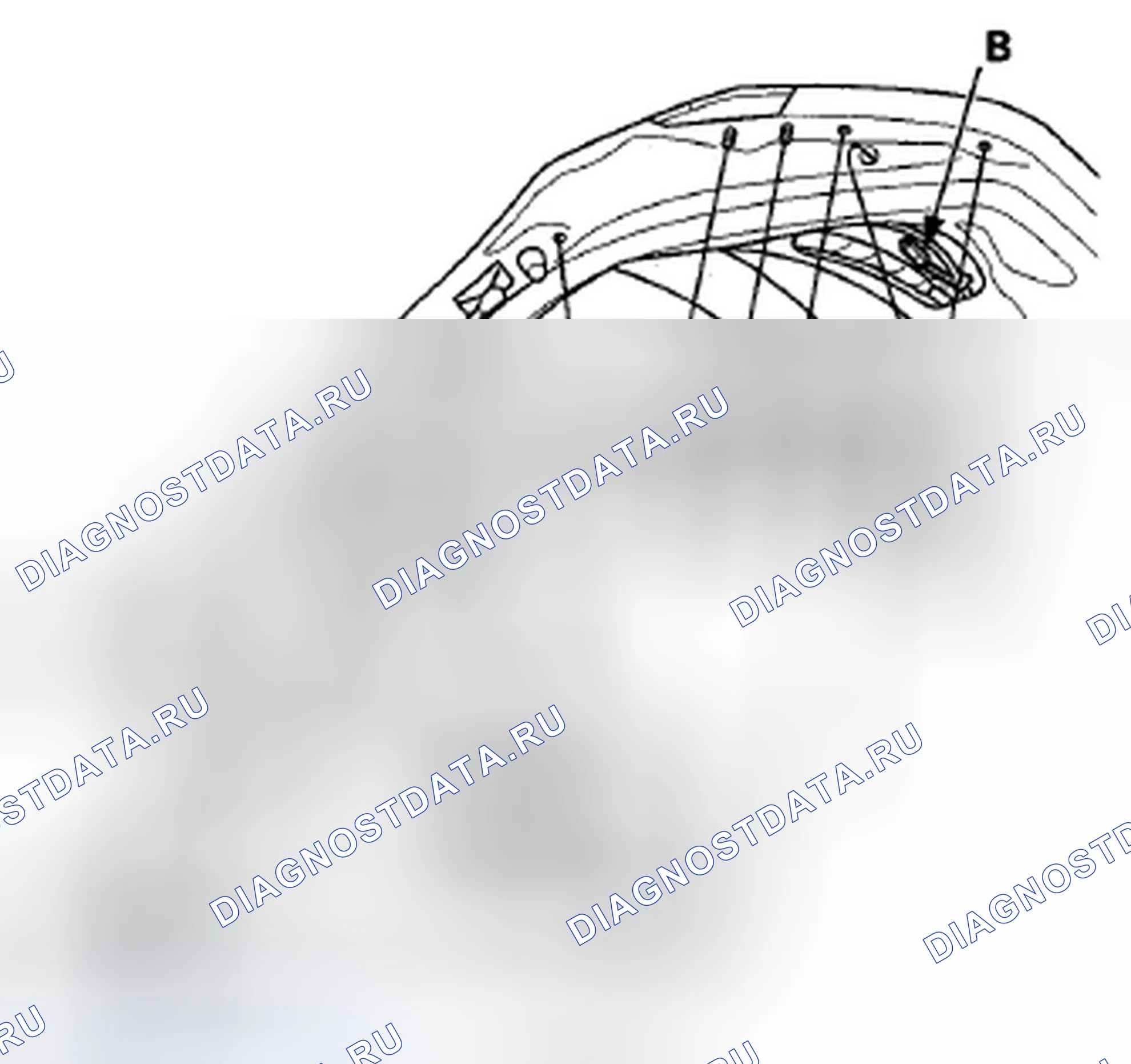 Рис. 190: Замена датчика защемления. Acura ZDX I