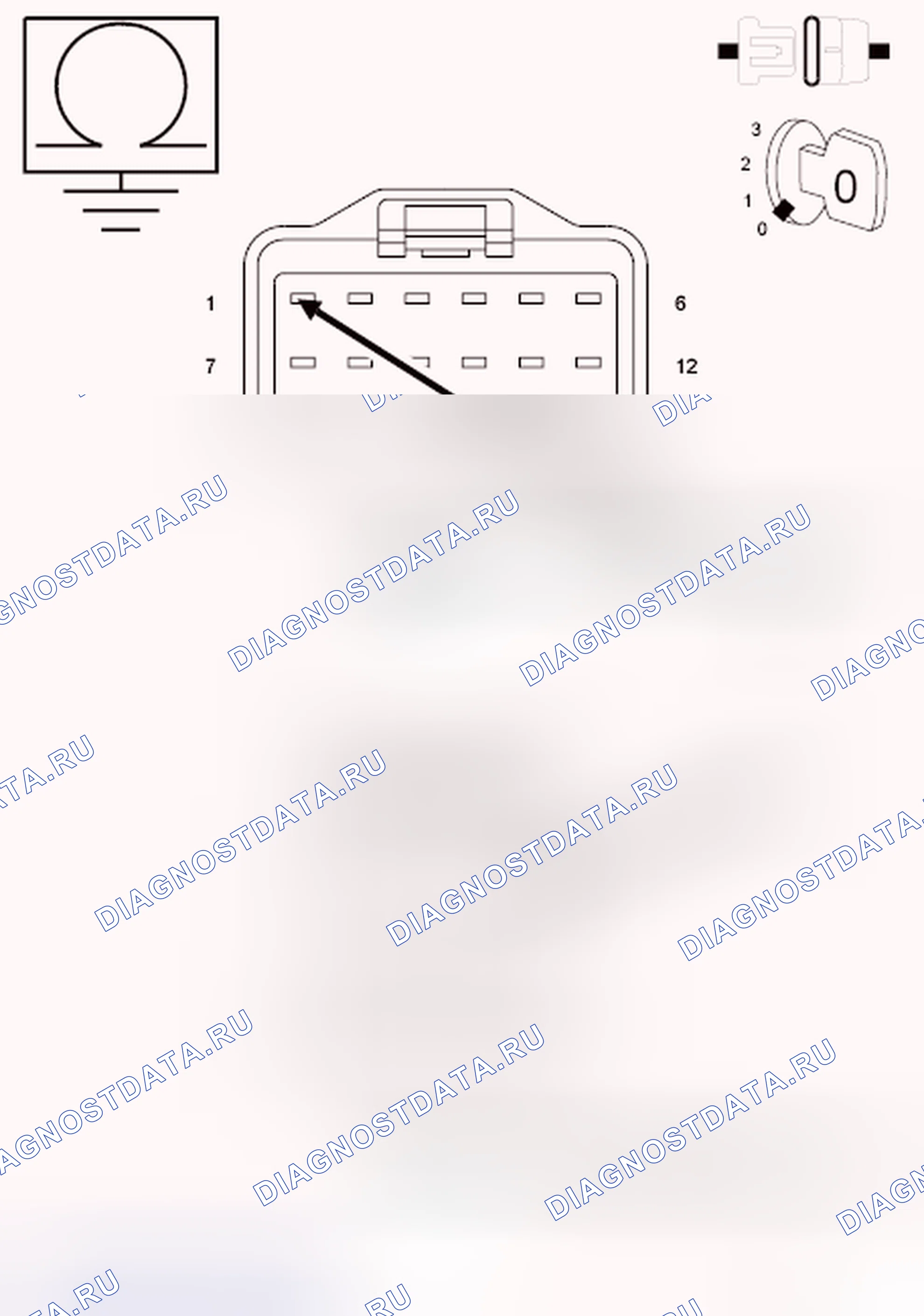 Рис. 975: Диагностический тест. RAM Pickup 2500 