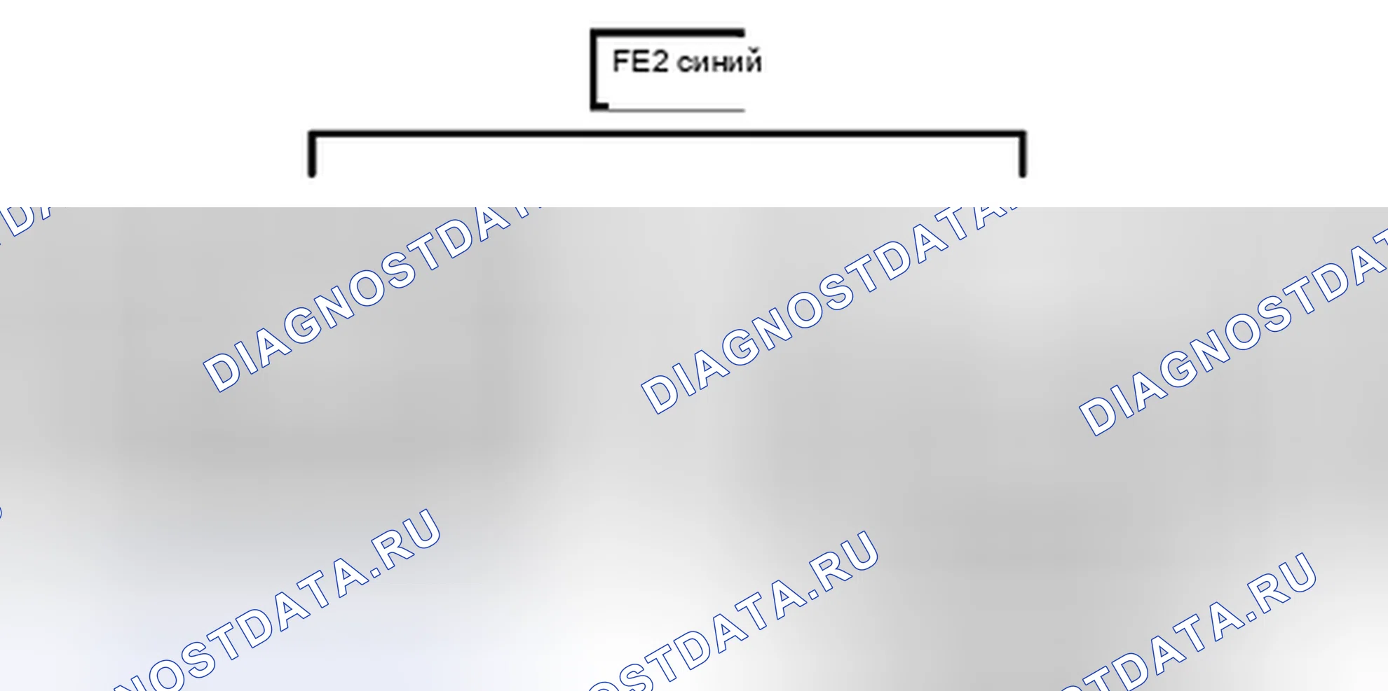 Рис. 684: Вид с торца линейного соединителя (FE2). Toyota Camry XV40