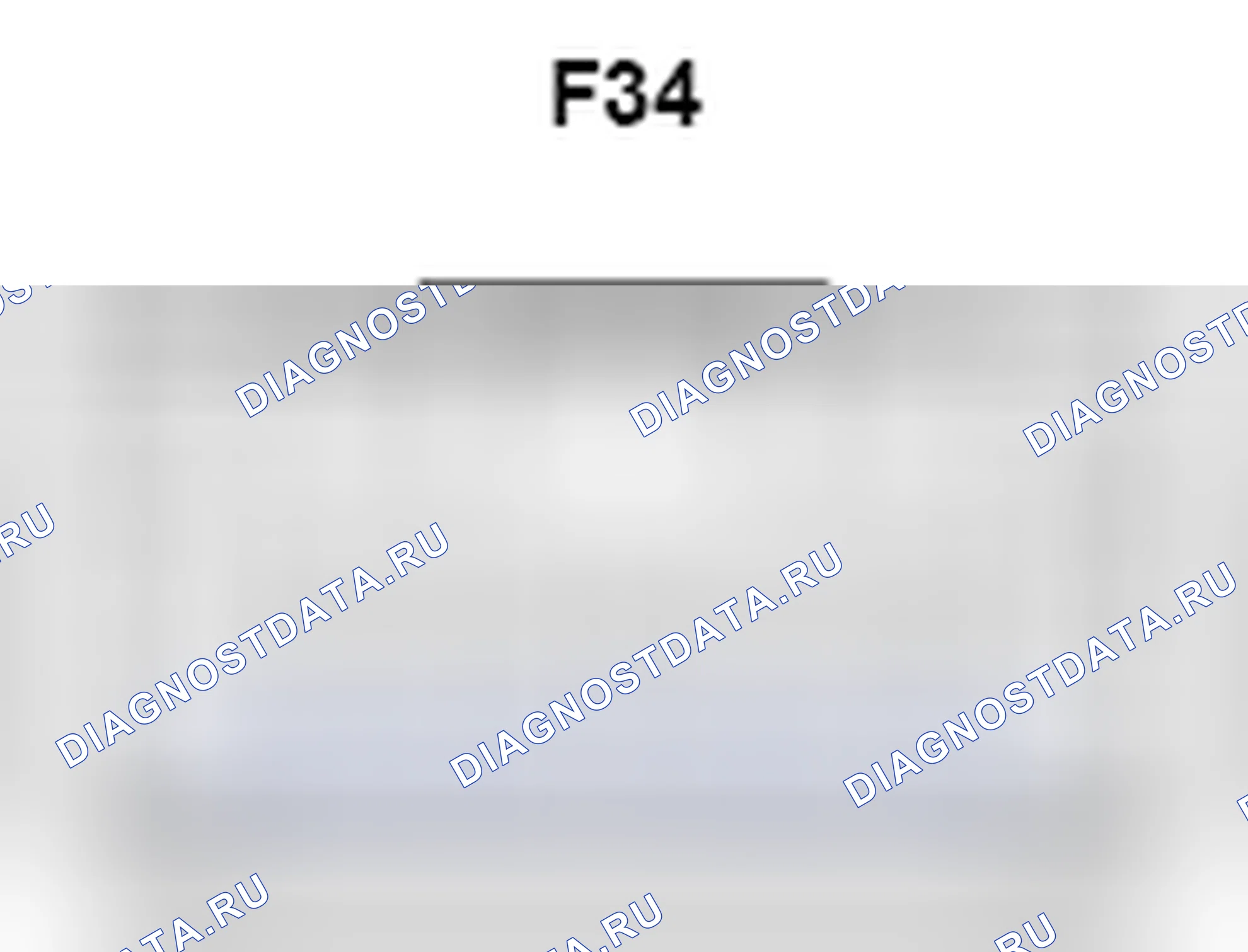 Рис. 1369: Вид с торца разъема радиоприемника в сборе (F34). Toyota Camry XV40 рестайлинг