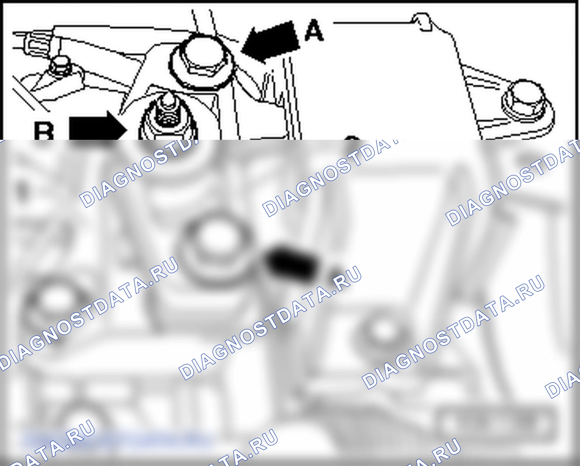 Снятие и installing gearbox (gearbox without threaded hole in housing) (6-скорость ручной gearbox 02N) (исполнение 3). SEAT Alhambra I