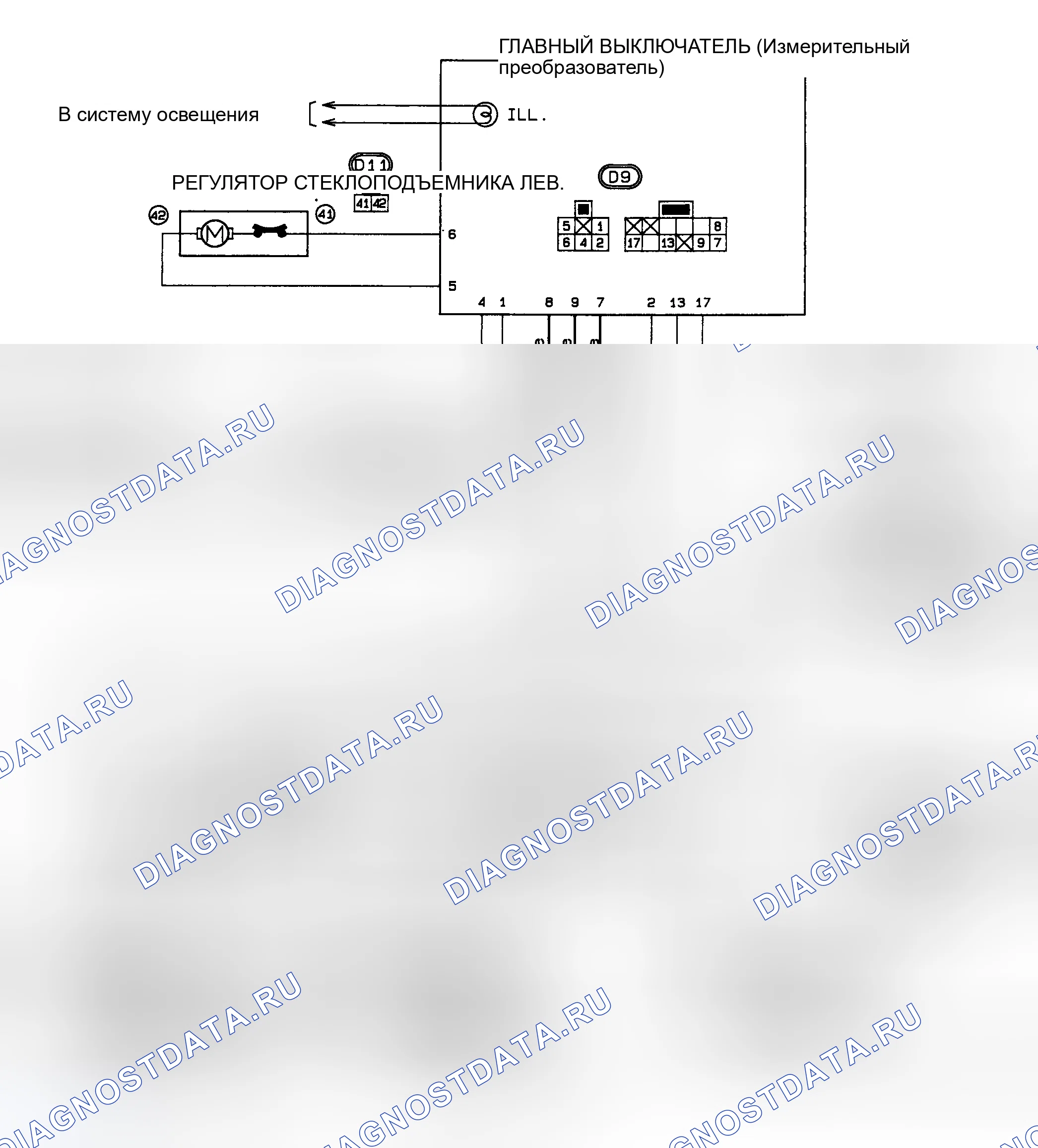 Рис. 2: электросхемы. Nissan Maxima J30