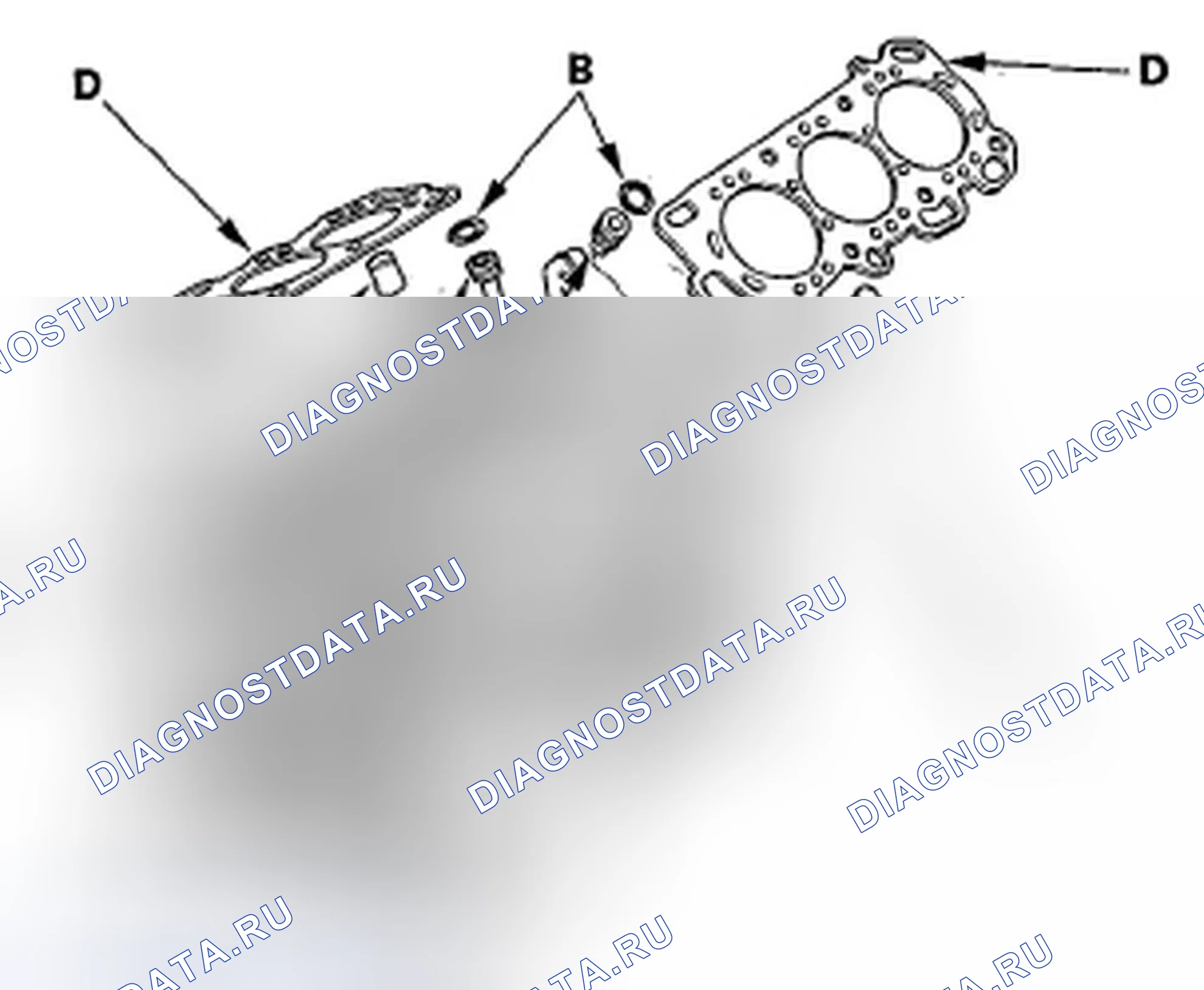 Рис. 159: Установка головки цилиндров. Honda Odyssey IV