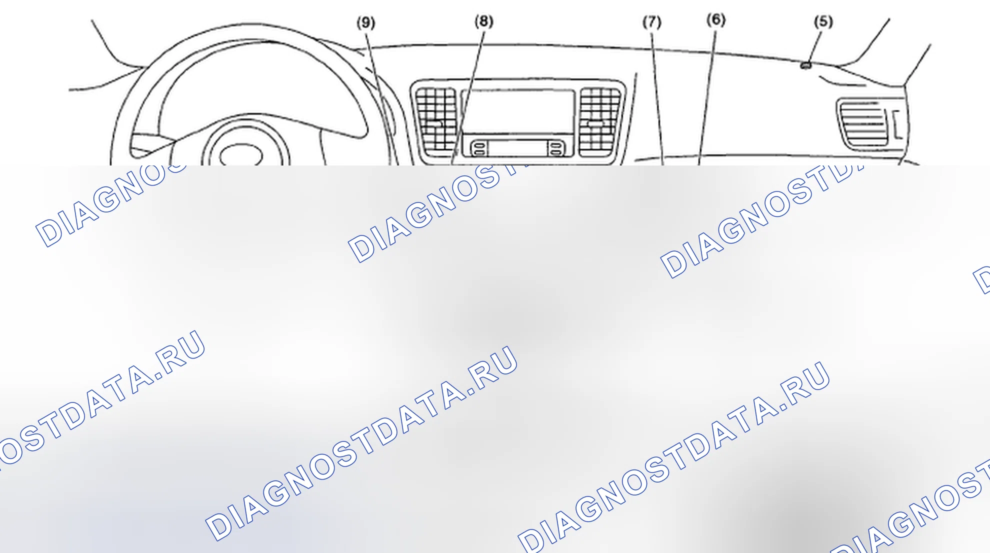Рис. 56: ПАССАЖИРСКИЙ САЛОН. Subaru Legacy BL/BP рестайлинг