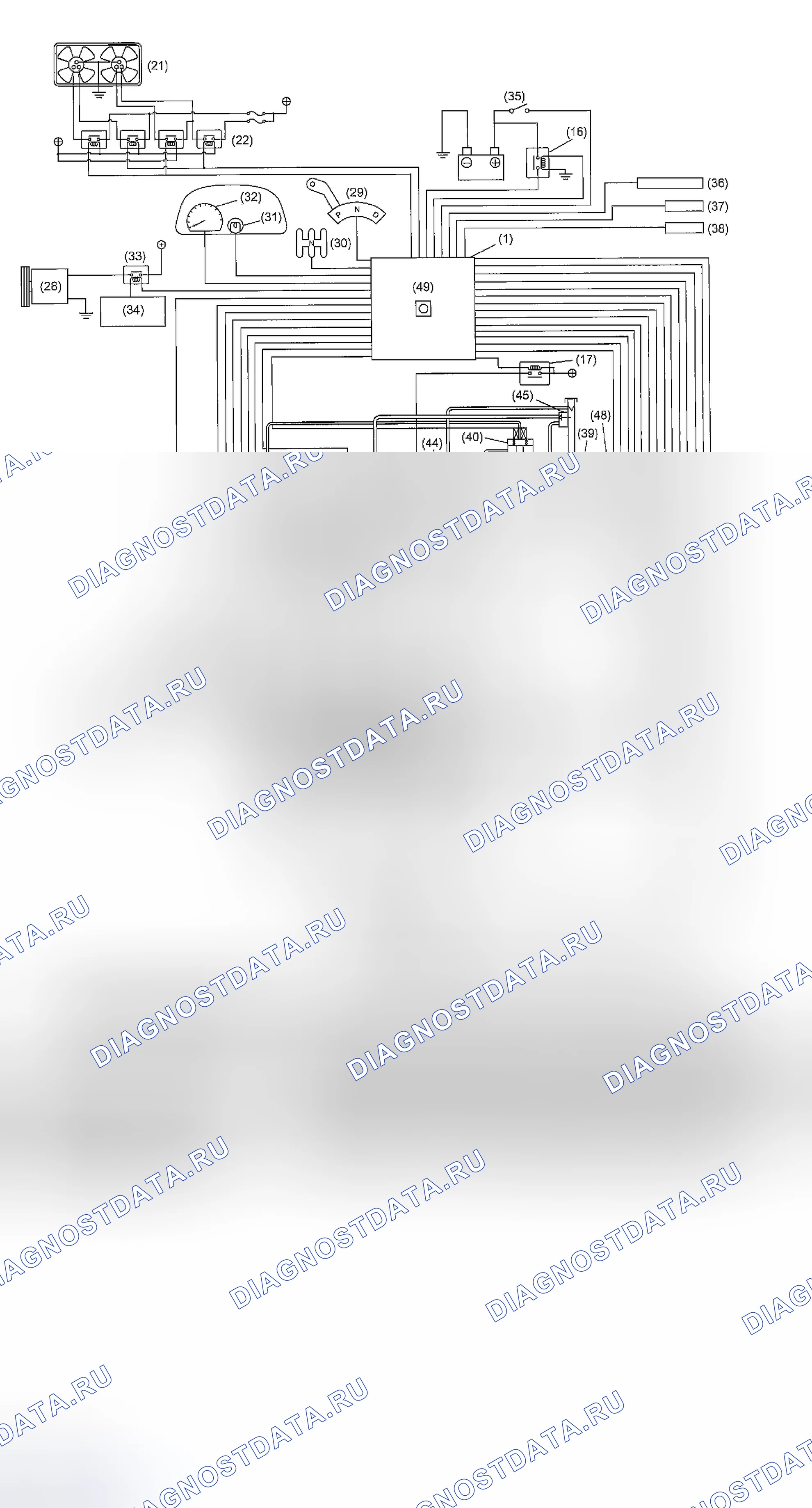 Рис. 1: Принципиальные схемы. Subaru Legacy BL/BP