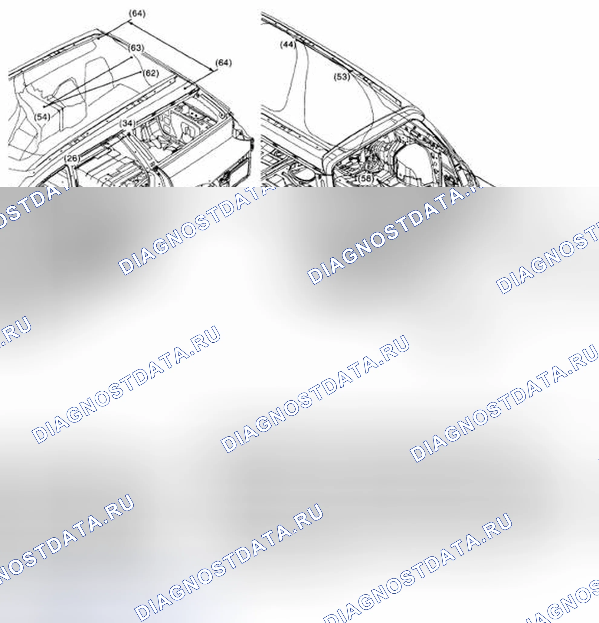 Рис. 79: ЗАДНЯЯ ЧАСТЬ. Subaru Outback BP рестайлинг