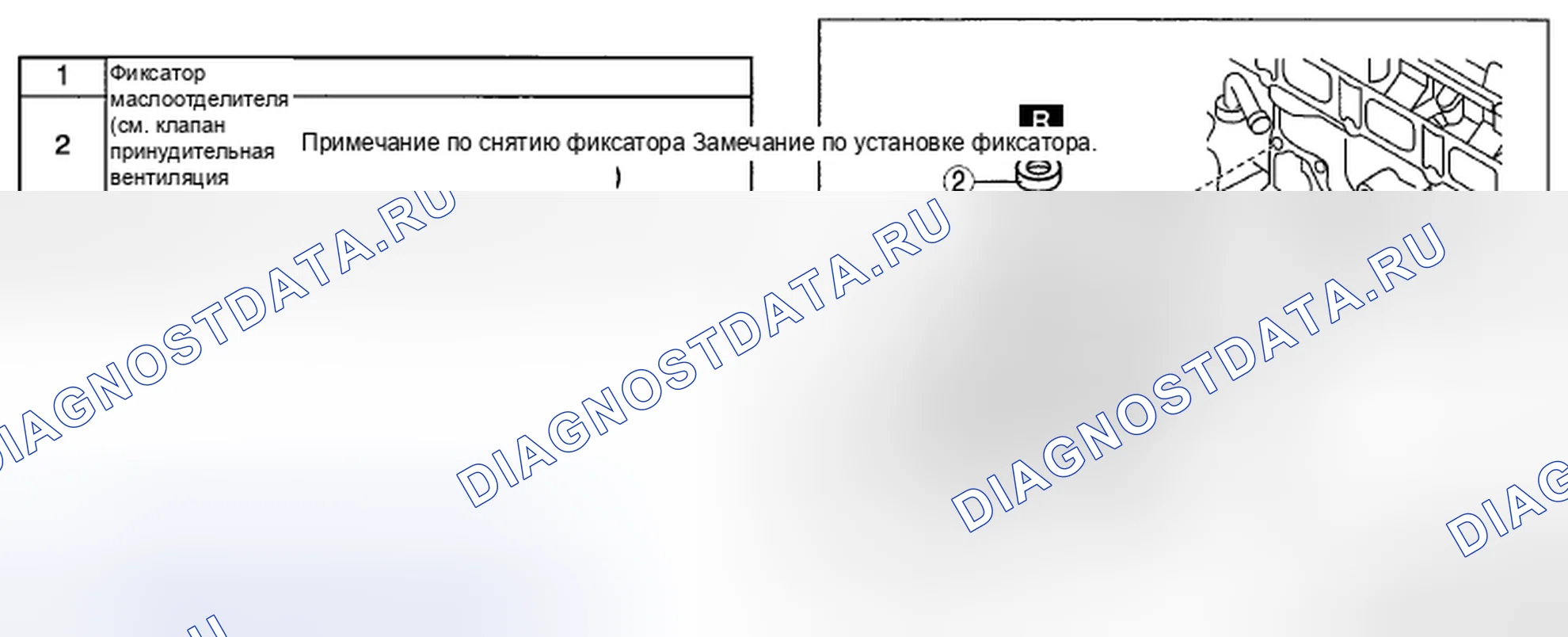 Рис. 47: ДЕМОНТАЖ / МОНТАЖ КЛАПАНА ПРИНУДИТЕЛЬНОЙ ВЕНТИЛЯЦИИ КАРТЕРА (принудительная вентиляция картера (PCV) (принудительная вентиляция картера)) [L5]. Mazda CX-7 I рестайлинг
