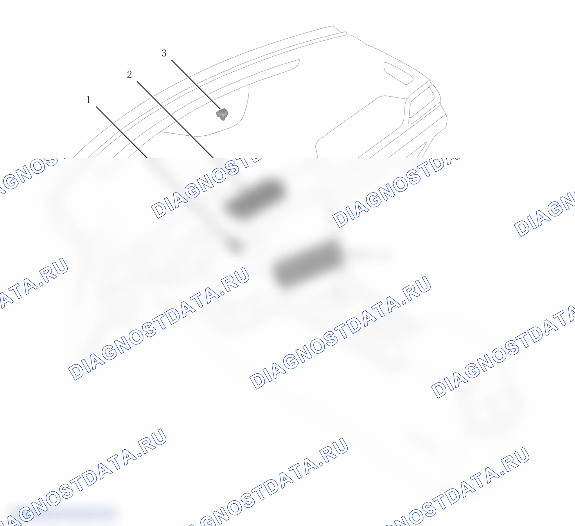 Схема расположения системы отопления, вентиляции и кондиционирования — Haval F5. Haval F5 I